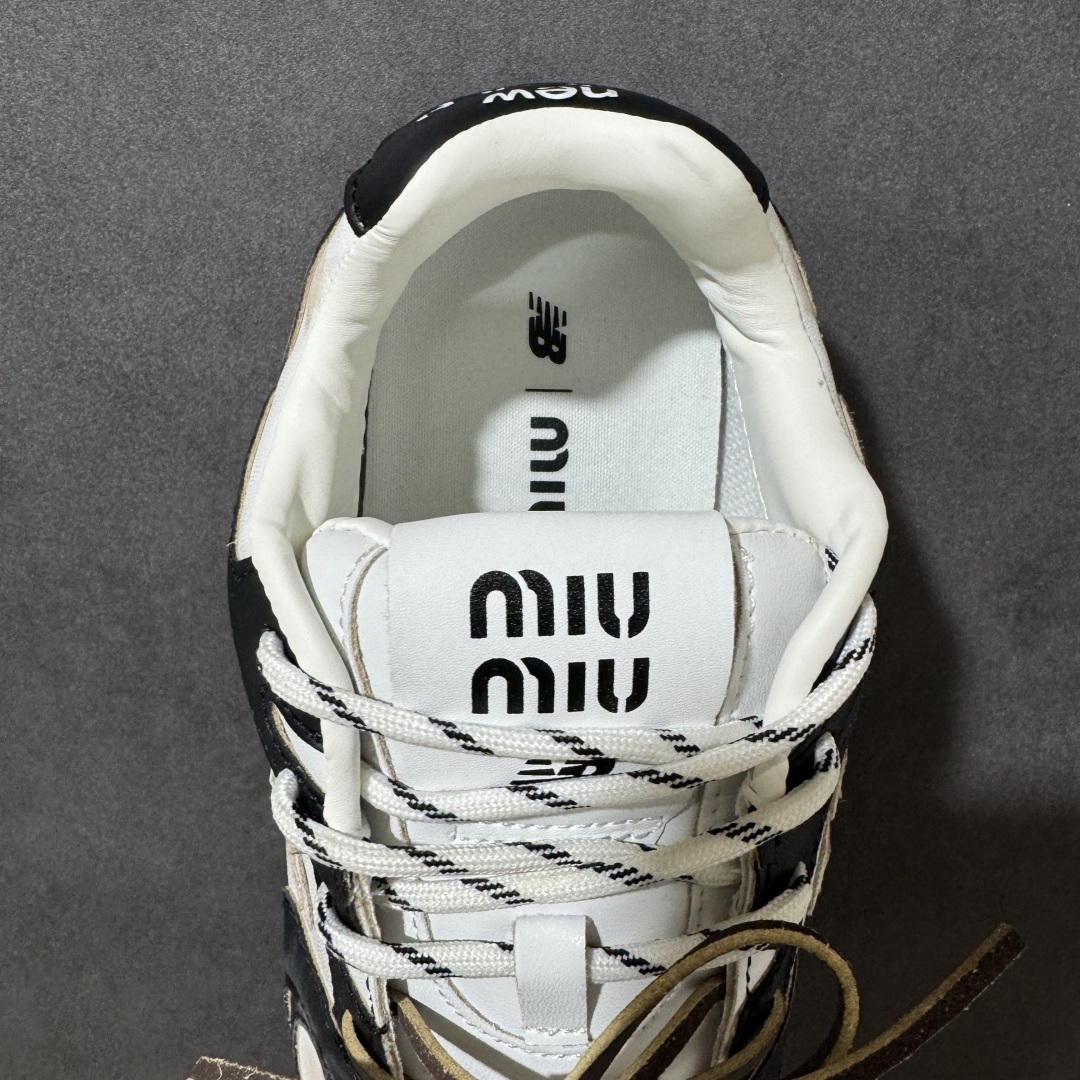 图片[6]-【公司级】MiuMiu缪缪 x New Balance NB530 联名复古运动休闲阿甘德训鞋 顶级礼盒版本 内里：原版进口羊皮里 鞋底：原版开模防滑生胶底 货号： ECAP523059B 尺码：36 36.5 37.5 38 38.5 39 40 40.5 41 42 42.5 43 44 44.5 45-选品中心