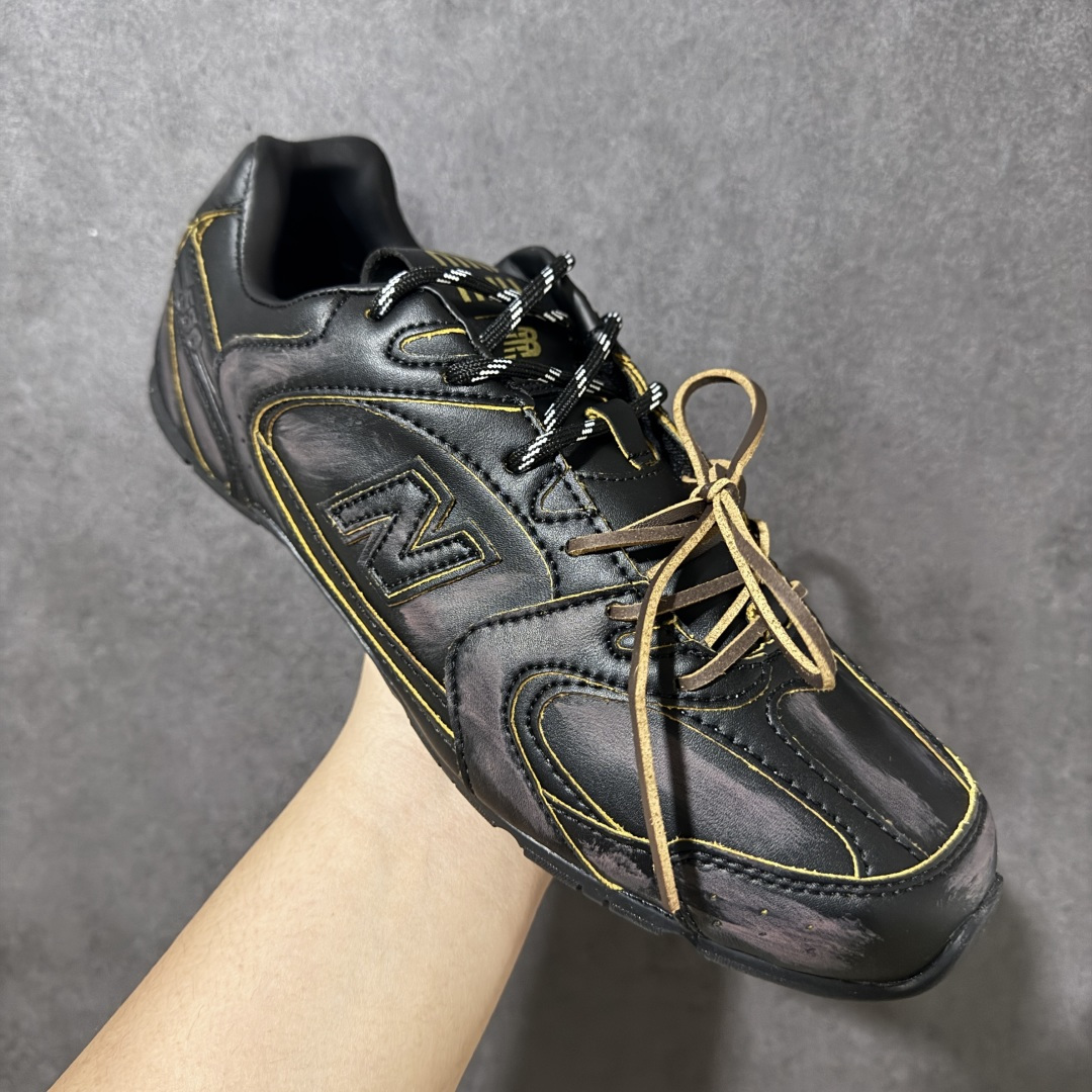 图片[3]-【公司级】MiuMiu缪缪 x New Balance NB530 联名复古运动休闲阿甘德训鞋 顶级礼盒版本 内里：原版进口羊皮里 鞋底：原版开模防滑生胶底 货号： ECAP523059B 尺码：36 36.5 37.5 38 38.5 39 40 40.5 41 42 42.5 43 44 44.5 45-选品中心