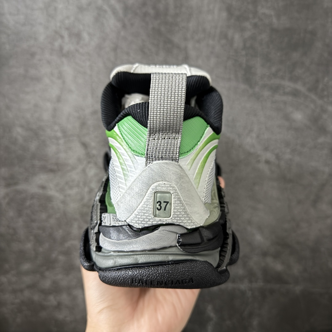 图片[4]-【ok纯原】Balenciaga巴黎世家24代 Triple S .2 灰绿色 低帮 老爹鞋 市场老牌巴黎世家大厂出品 品质价格无需多言 原鞋原材料打造 一比一细节还原 此款相对之前款式轻质很多 超厚鞋底增高4-5cm 高街风格 货号：865849WTR2G1800 尺码：36-46-选品中心