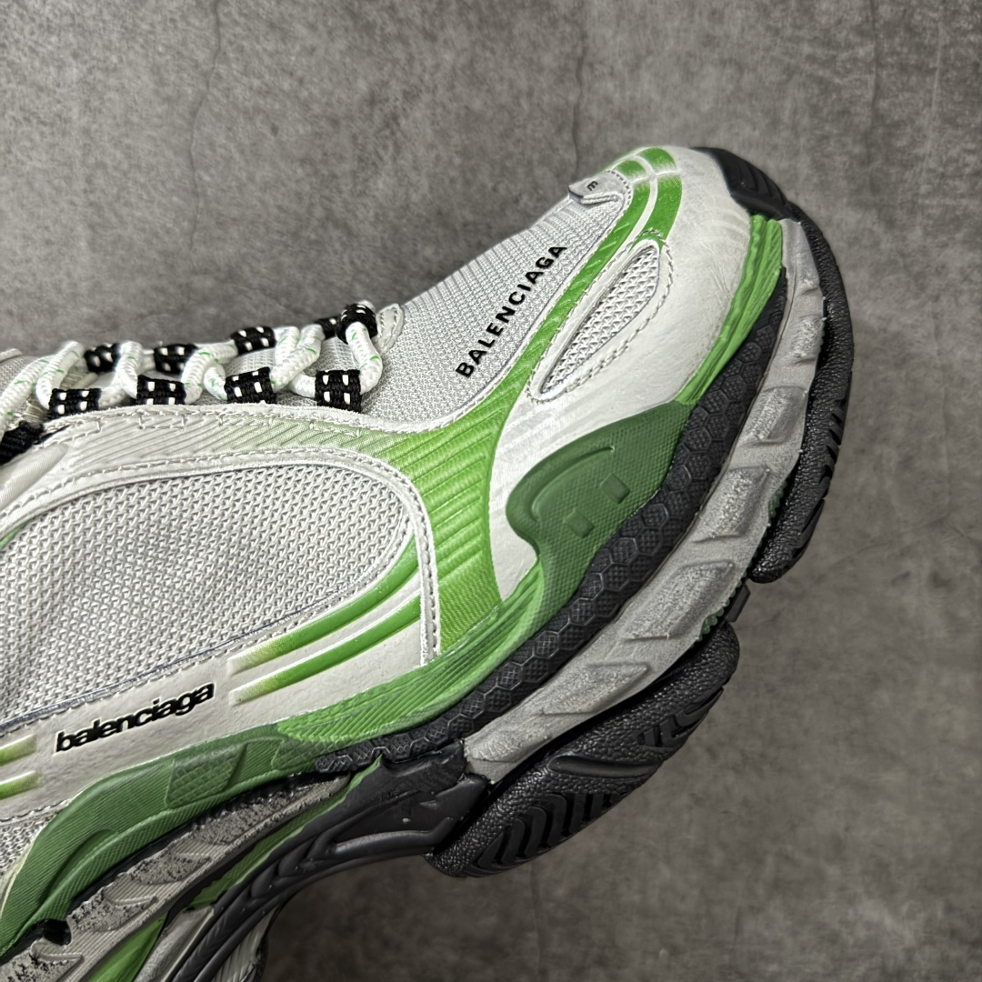 图片[6]-【ok纯原】Balenciaga巴黎世家24代 Triple S .2 灰绿色 低帮 老爹鞋 市场老牌巴黎世家大厂出品 品质价格无需多言 原鞋原材料打造 一比一细节还原 此款相对之前款式轻质很多 超厚鞋底增高4-5cm 高街风格 货号：865849WTR2G1800 尺码：36-46-选品中心