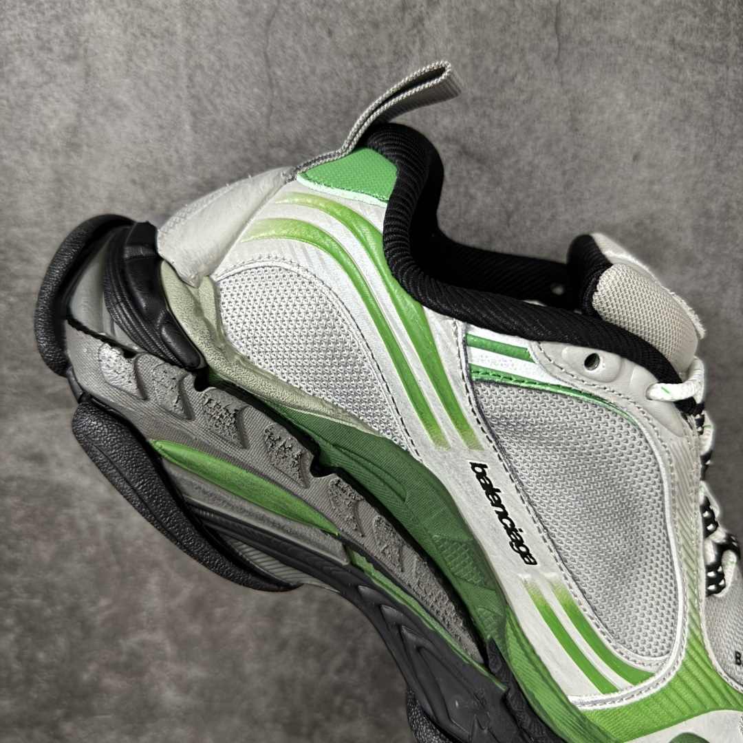 图片[7]-【ok纯原】Balenciaga巴黎世家24代 Triple S .2 灰绿色 低帮 老爹鞋 市场老牌巴黎世家大厂出品 品质价格无需多言 原鞋原材料打造 一比一细节还原 此款相对之前款式轻质很多 超厚鞋底增高4-5cm 高街风格 货号：865849WTR2G1800 尺码：36-46-选品中心