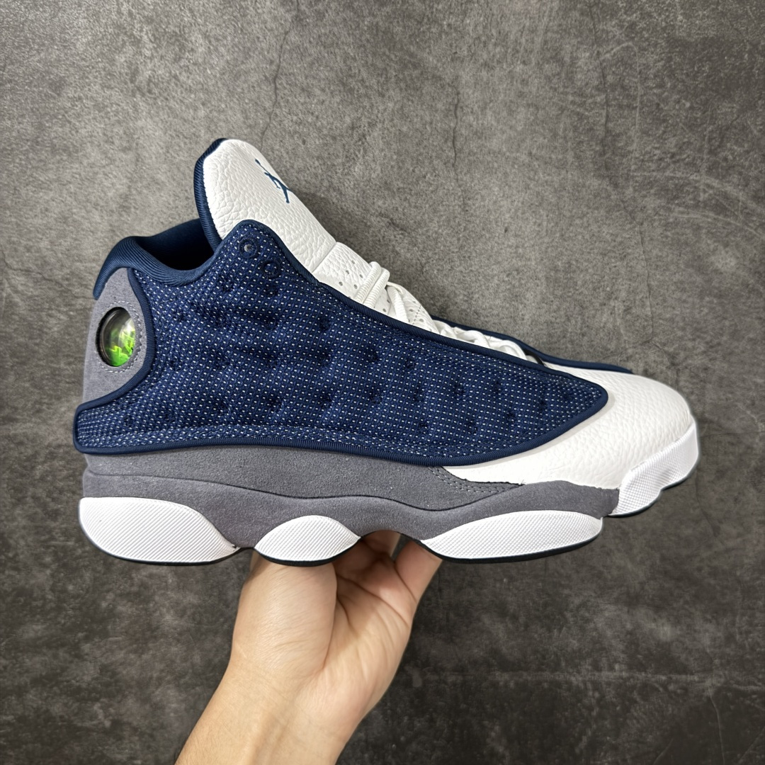 【XP纯原】Air Jordan AJ13 2026复刻版海军蓝 猫眼 IW3808-400 国内专业外贸AJ大厂出品 原厂楦头纸板 原厂皮料打造 3D变色原厂猫眼 真碳板 内置前后双气垫 外贸大厂纯原出品 原鞋开发 版型近乎零偏差 采购原厂皮料 LOGO五金部件高价开发私模 杜绝一眼假版本 #原鞋1：1开模大底共3层贴合工艺 三层中间加入海玻璃缓震鞋垫 大底采用进口一次MD而非市面二次MD低价原料成型 进口MD材料异味较少比原鞋还少 市面异味大刺鼻 尺码：40 40.5 41 42 42.5 43 44 44.5 45 46 47.5-选品中心