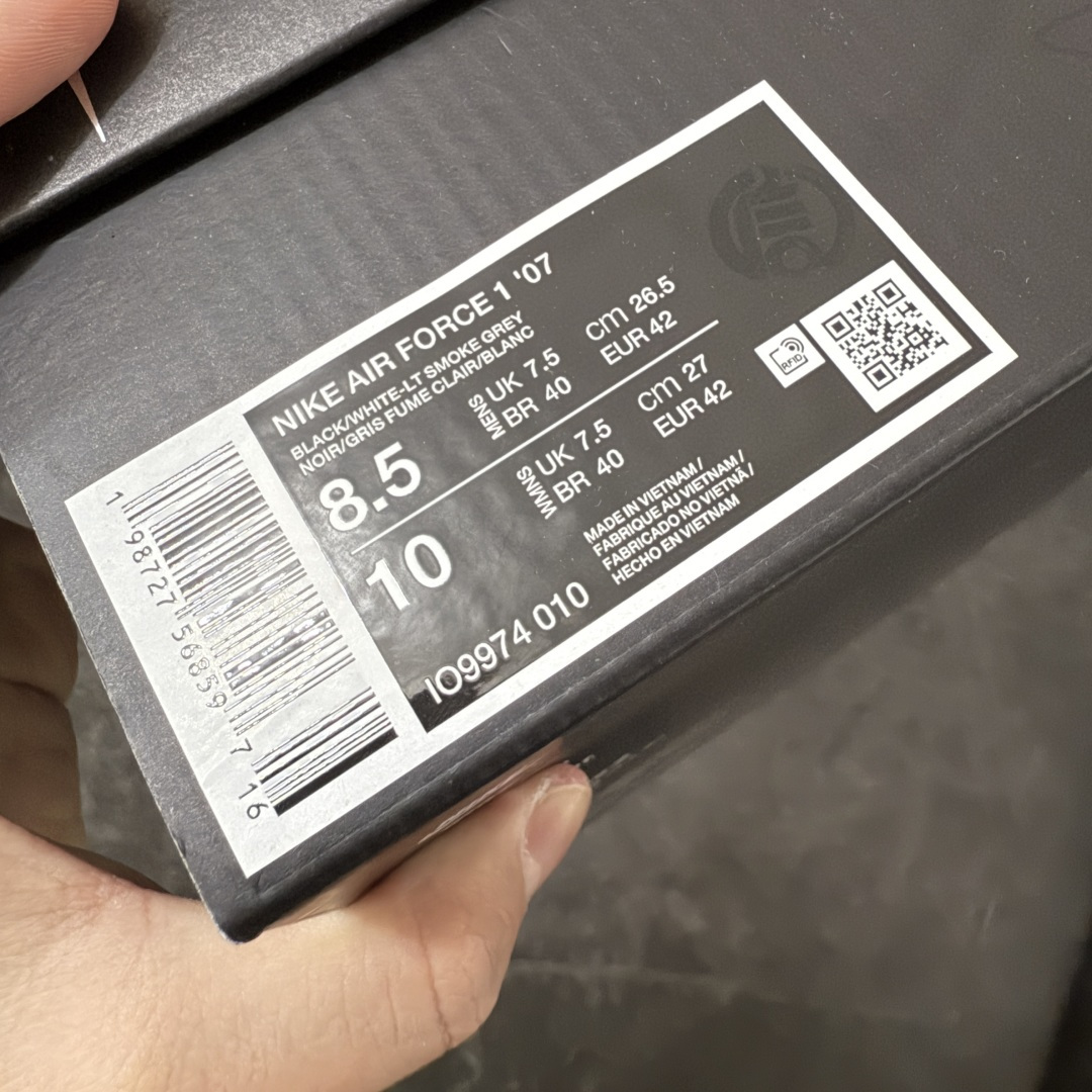 图片[11]-【XC2.0版本】Nike × Central Cee Air Force 1 \’07 黑白灰开始陆续出货入库 配置拉满 ！ 货号：IO9974-010 顶级出货 原楦原纸板 客供原厂材料开发 极致一眼正品既视感 尺码：36 36.5 40 40.5 41 42 42.5 43 44 44.5 45 46 44.5 45 46-选品中心