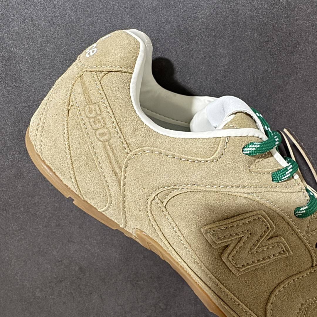 图片[7]-【公司级】MiuMiu缪缪 x New Balance NB530 联名复古运动休闲阿甘德训鞋 顶级礼盒版本 内里：原版进口羊皮里 鞋底：原版开模防滑生胶底 货号： ECAP523059B 尺码：36 36.5 37.5 38 38.5 39 40 40.5 41 42 42.5 43 44 44.5 45-选品中心