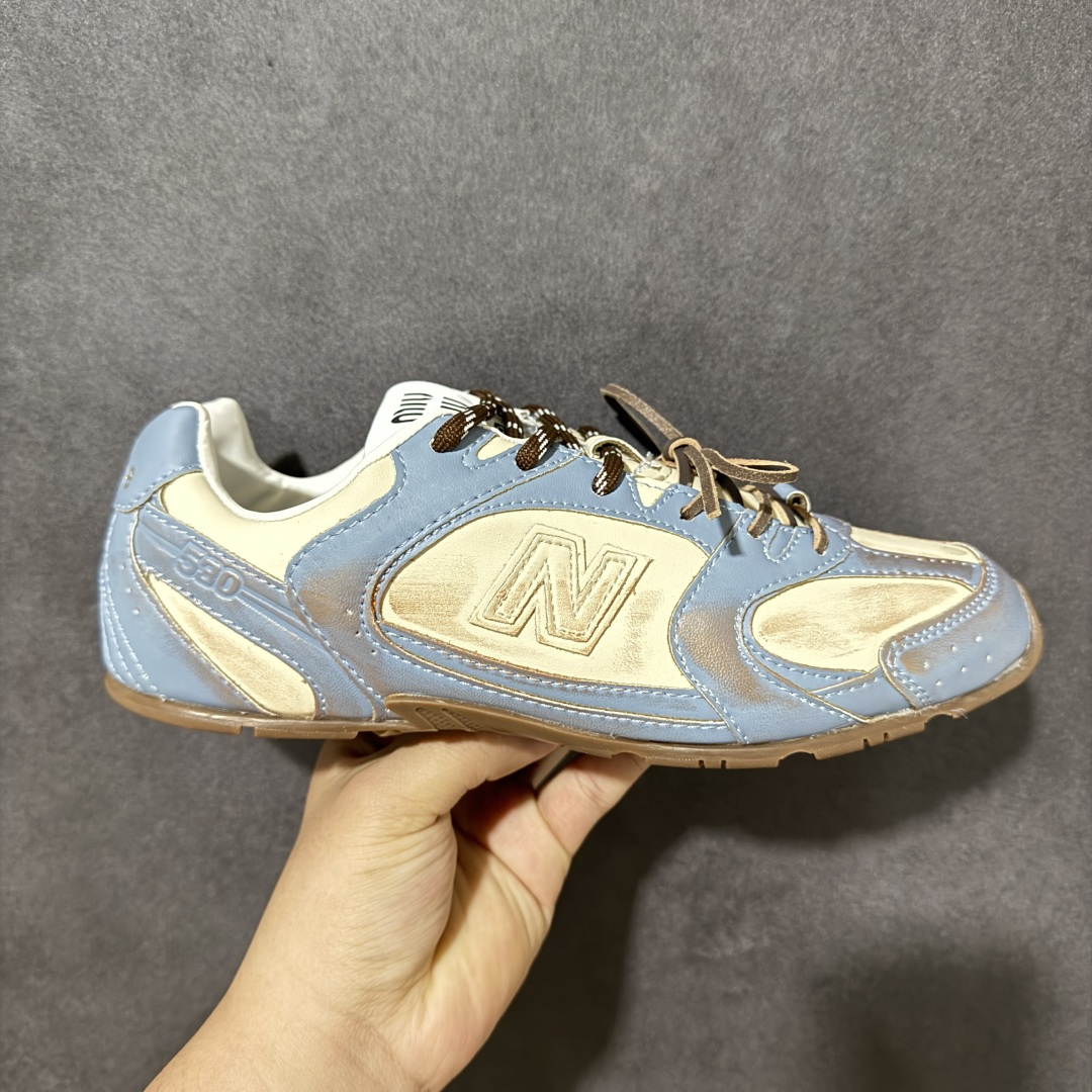 【公司级】MiuMiu缪缪 x New Balance NB530 联名复古运动休闲阿甘德训鞋 顶级礼盒版本 内里：原版进口羊皮里 鞋底：原版开模防滑生胶底 货号： ECAP523059B 尺码：36 36.5 37.5 38 38.5 39 40 40.5 41 42 42.5 43 44 44.5 45-选品中心