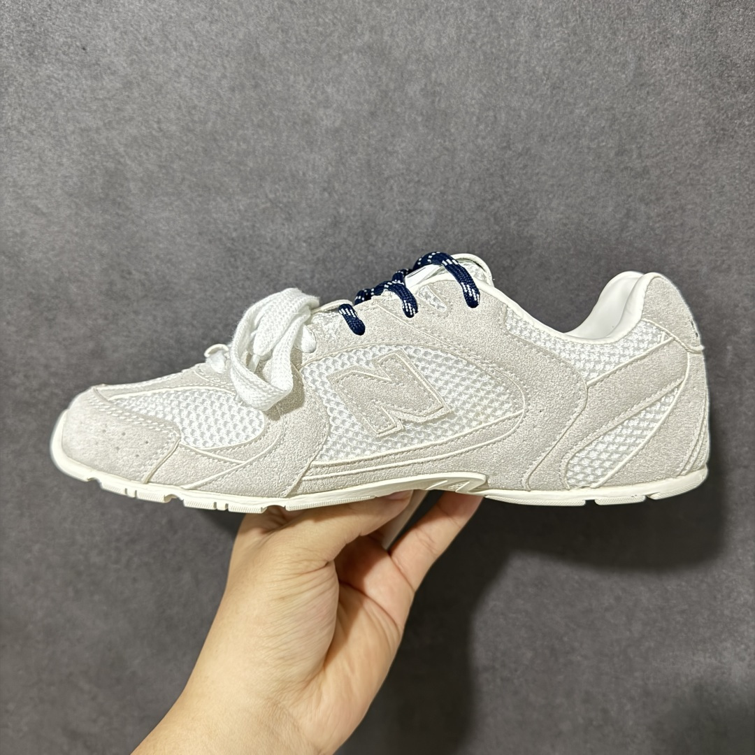 图片[2]-【公司级】MiuMiu缪缪 x New Balance NB530 联名复古运动休闲阿甘德训鞋 顶级礼盒版本 内里：原版进口羊皮里 鞋底：原版开模防滑生胶底 货号： ECAP523059B 尺码：36 36.5 37.5 38 38.5 39 40 40.5 41 42 42.5 43 44 44.5 45-选品中心