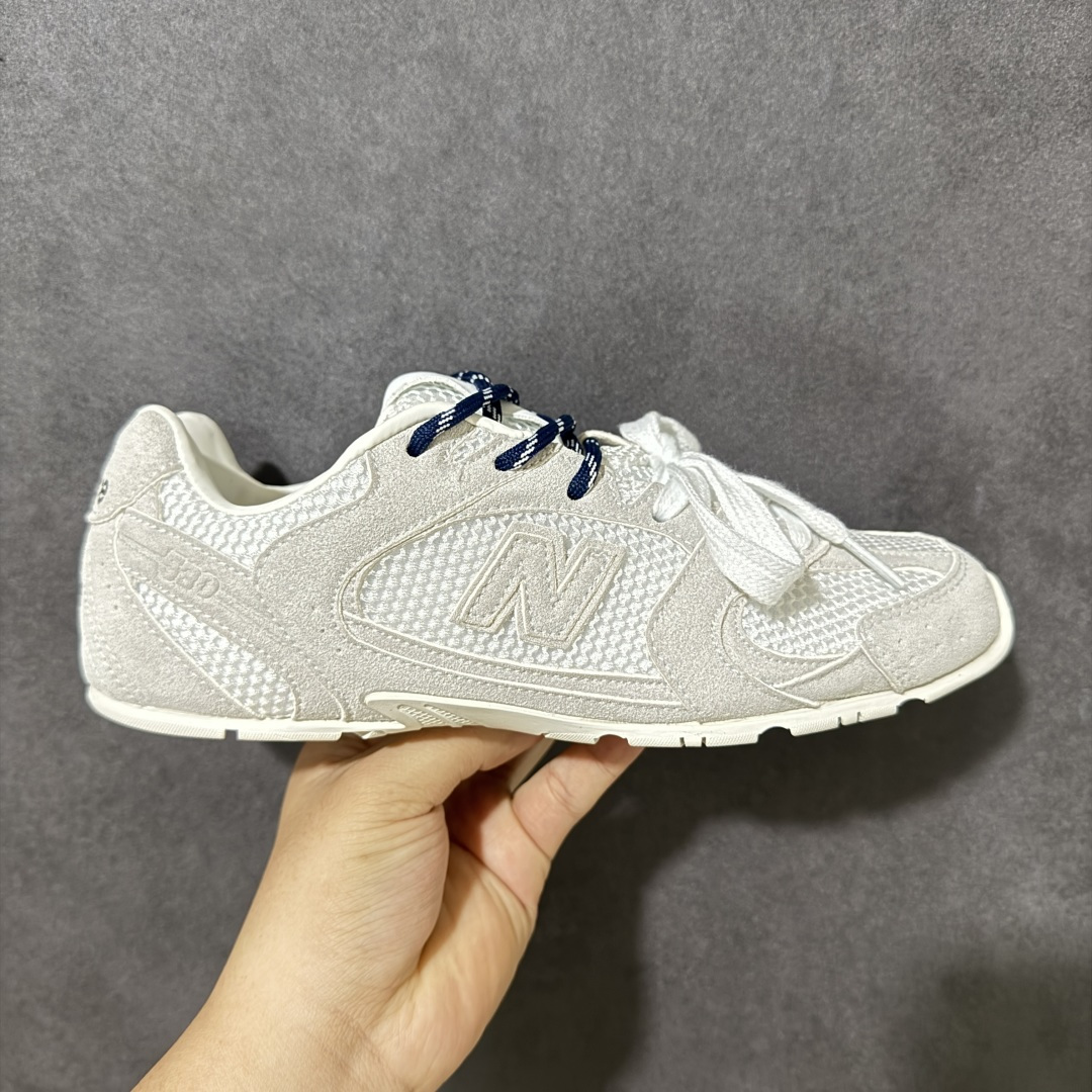 【公司级】MiuMiu缪缪 x New Balance NB530 联名复古运动休闲阿甘德训鞋 顶级礼盒版本 内里：原版进口羊皮里 鞋底：原版开模防滑生胶底 货号： ECAP523059B 尺码：36 36.5 37.5 38 38.5 39 40 40.5 41 42 42.5 43 44 44.5 45-选品中心
