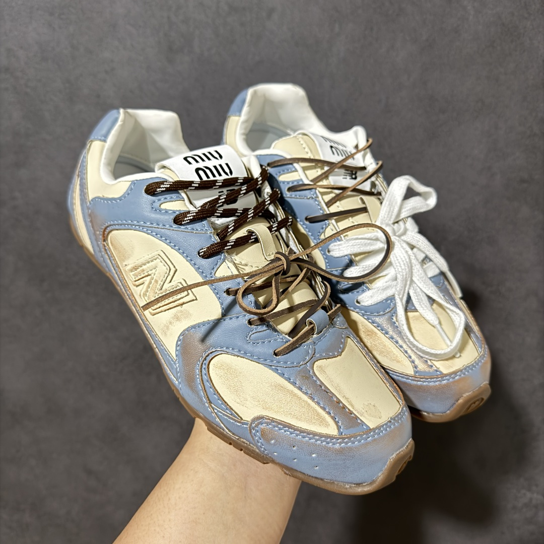 图片[14]-【公司级】MiuMiu缪缪 x New Balance NB530 联名复古运动休闲阿甘德训鞋 顶级礼盒版本 内里：原版进口羊皮里 鞋底：原版开模防滑生胶底 货号： ECAP523059B 尺码：36 36.5 37.5 38 38.5 39 40 40.5 41 42 42.5 43 44 44.5 45-选品中心