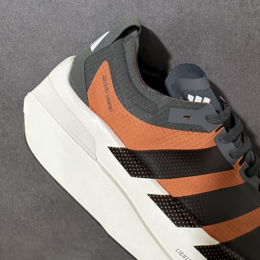 图片[7]-【公司级】Adidas Adizero Dropset Elite 阿迪达斯 舒适贴合 Hyrox 马拉松训练跑步鞋 整体采用前作的设计语言 并且对后者的细节进行升级 马拉松和长距离路跑的性能极限设计而生 货号：LA6217 尺码：40 41 42 43 44 45-选品中心