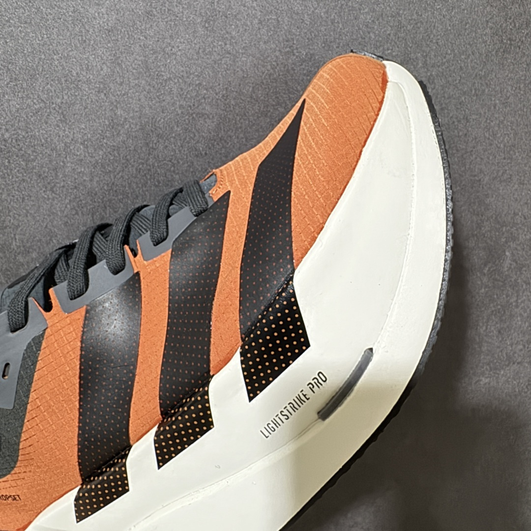 图片[8]-【公司级】Adidas Adizero Dropset Elite 阿迪达斯 舒适贴合 Hyrox 马拉松训练跑步鞋 整体采用前作的设计语言 并且对后者的细节进行升级 马拉松和长距离路跑的性能极限设计而生 货号：LA6217 尺码：40 41 42 43 44 45-选品中心