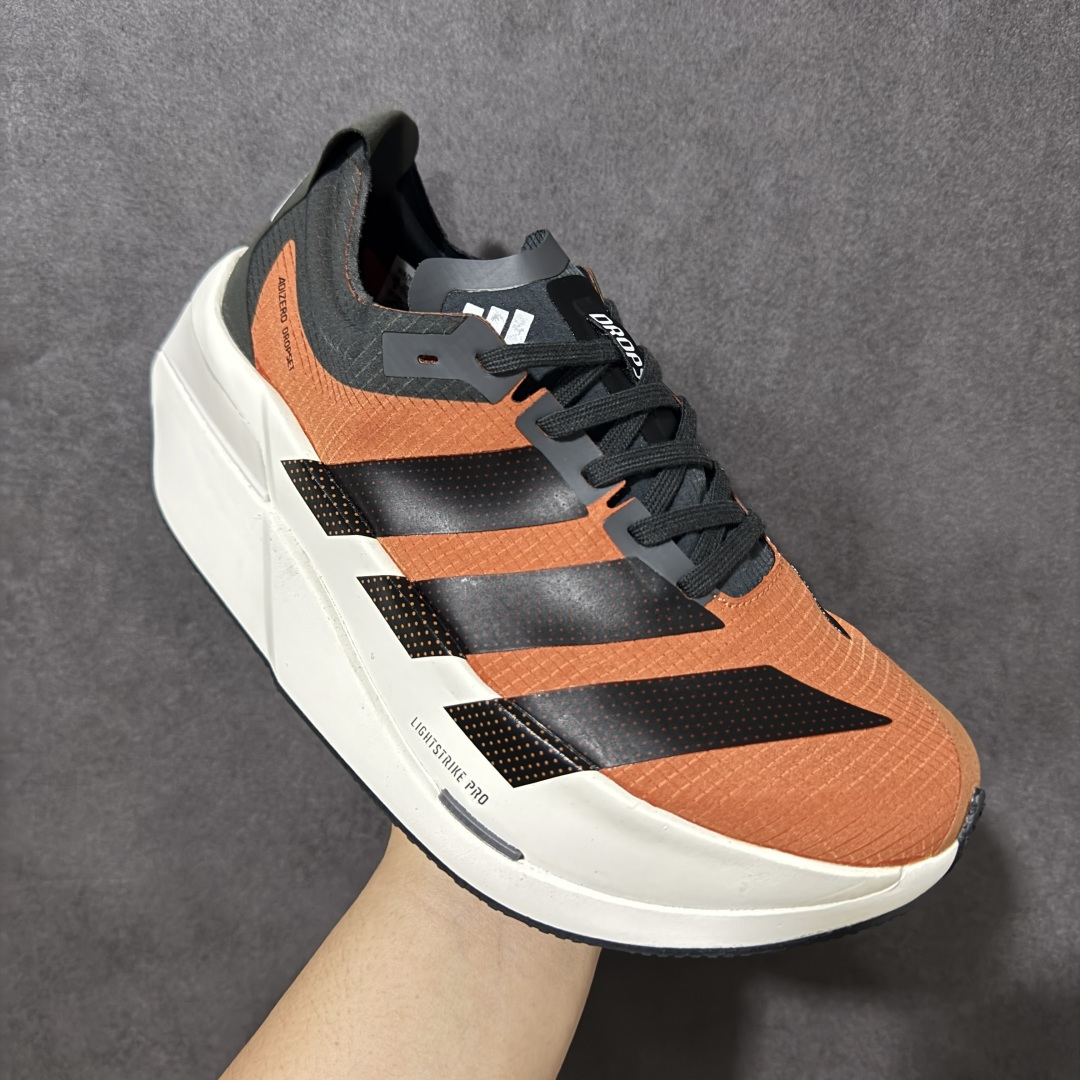 图片[3]-【公司级】Adidas Adizero Dropset Elite 阿迪达斯 舒适贴合 Hyrox 马拉松训练跑步鞋 整体采用前作的设计语言 并且对后者的细节进行升级 马拉松和长距离路跑的性能极限设计而生 货号：LA6217 尺码：40 41 42 43 44 45-选品中心