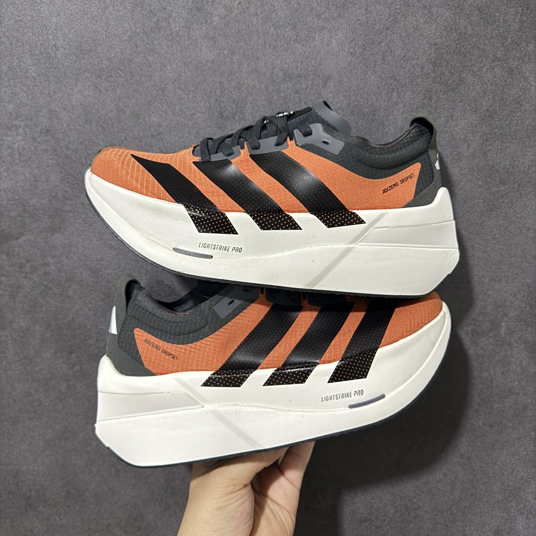 图片[7]-【公司级】Adidas Adizero Dropset Elite 阿迪达斯 舒适贴合 Hyrox 马拉松训练跑步鞋 整体采用前作的设计语言 并且对后者的细节进行升级 马拉松和长距离路跑的性能极限设计而生 货号：LA6222 尺码：36-45-选品中心