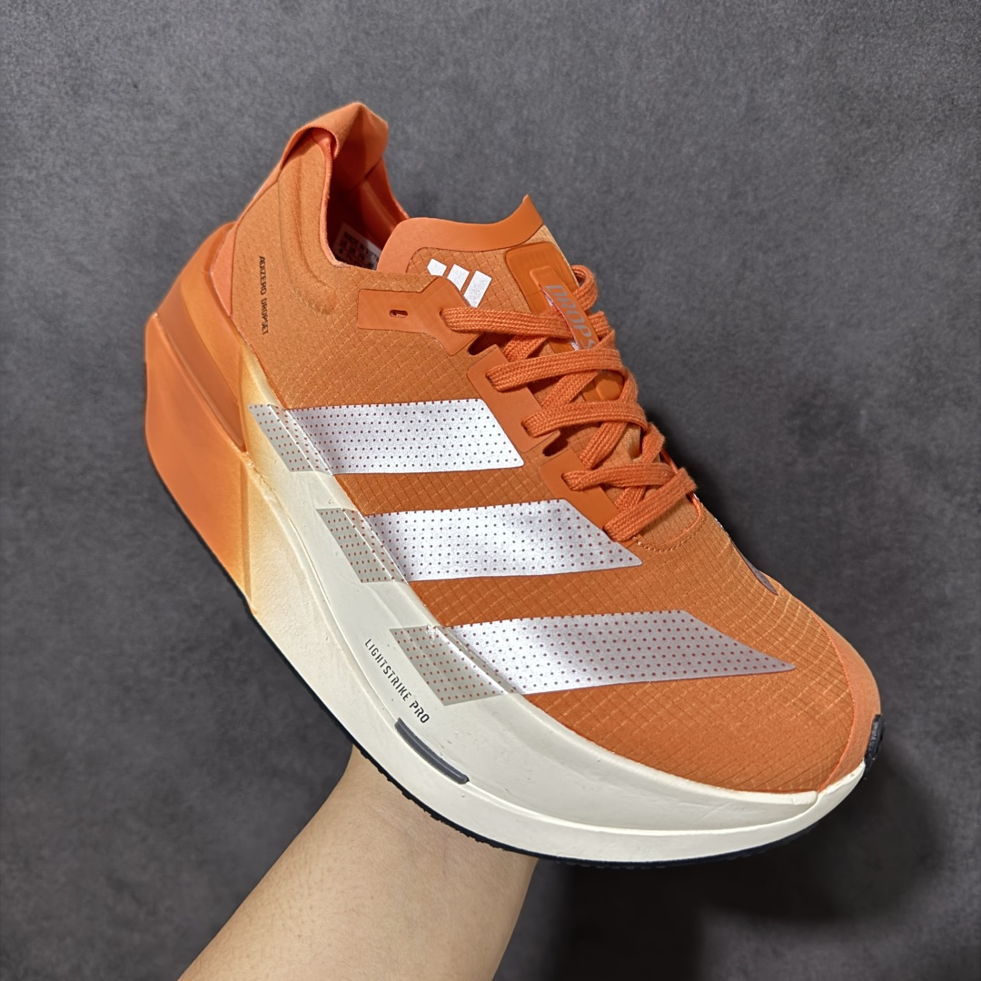 图片[3]-【公司级】Adidas Adizero Dropset Elite 阿迪达斯 舒适贴合 Hyrox 马拉松训练跑步鞋 整体采用前作的设计语言 并且对后者的细节进行升级 马拉松和长距离路跑的性能极限设计而生 货号：LA6223 尺码：36-45-选品中心
