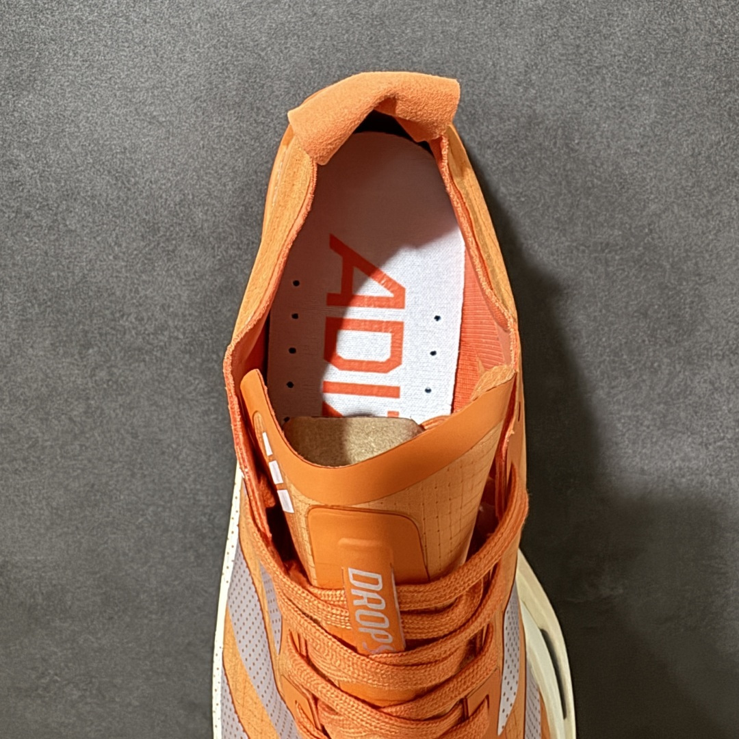 图片[6]-【公司级】Adidas Adizero Dropset Elite 阿迪达斯 舒适贴合 Hyrox 马拉松训练跑步鞋 整体采用前作的设计语言 并且对后者的细节进行升级 马拉松和长距离路跑的性能极限设计而生 货号：LA6223 尺码：36-45-选品中心