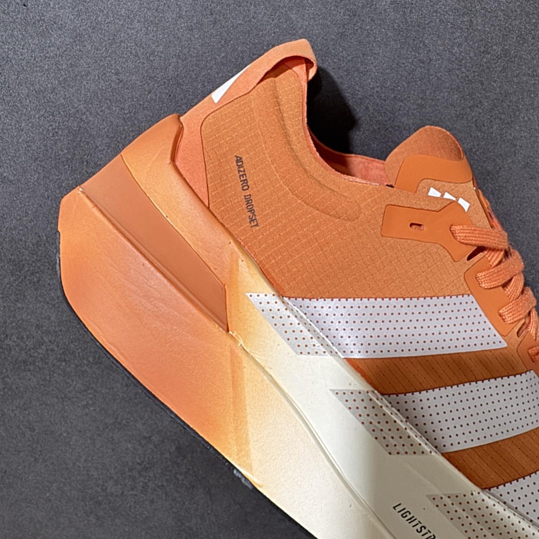 图片[7]-【公司级】Adidas Adizero Dropset Elite 阿迪达斯 舒适贴合 Hyrox 马拉松训练跑步鞋 整体采用前作的设计语言 并且对后者的细节进行升级 马拉松和长距离路跑的性能极限设计而生 货号：LA6223 尺码：36-45-选品中心