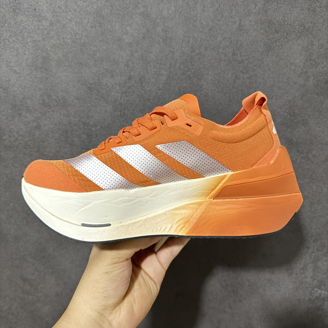 图片[2]-【公司级】Adidas Adizero Dropset Elite 阿迪达斯 舒适贴合 Hyrox 马拉松训练跑步鞋 整体采用前作的设计语言 并且对后者的细节进行升级 马拉松和长距离路跑的性能极限设计而生 货号：LA6223 尺码：36-45-选品中心