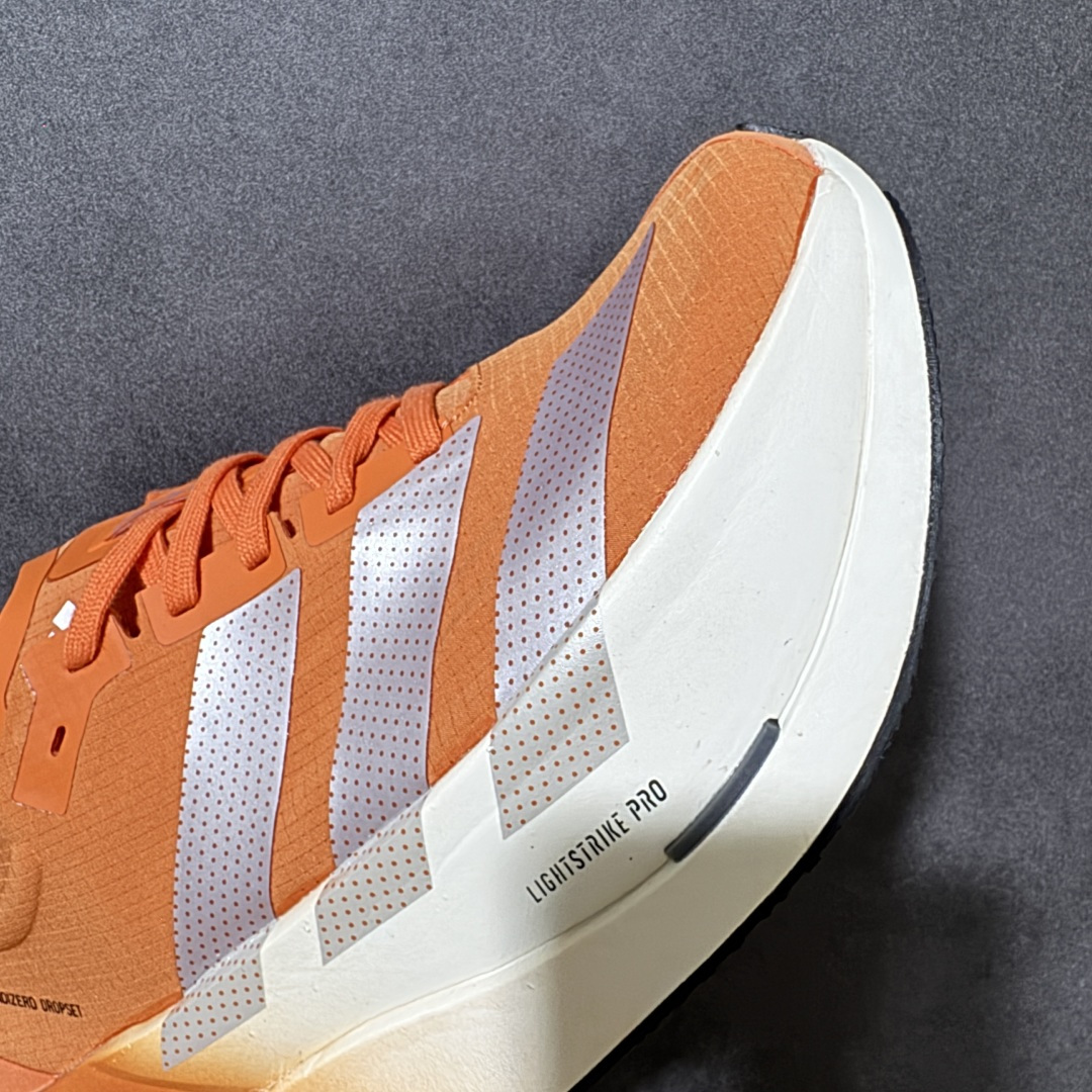 图片[8]-【公司级】Adidas Adizero Dropset Elite 阿迪达斯 舒适贴合 Hyrox 马拉松训练跑步鞋 整体采用前作的设计语言 并且对后者的细节进行升级 马拉松和长距离路跑的性能极限设计而生 货号：LA6223 尺码：36-45-选品中心