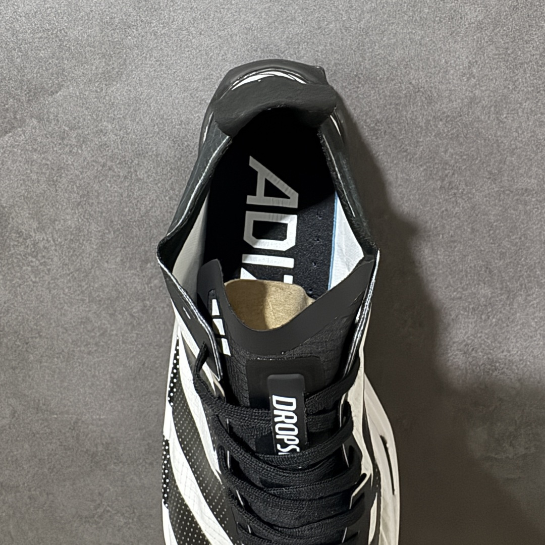 图片[6]-【公司级】Adidas Adizero Dropset Elite 阿迪达斯 舒适贴合 Hyrox 马拉松训练跑步鞋 整体采用前作的设计语言 并且对后者的细节进行升级 马拉松和长距离路跑的性能极限设计而生 货号：LA6220 尺码：36-45-选品中心
