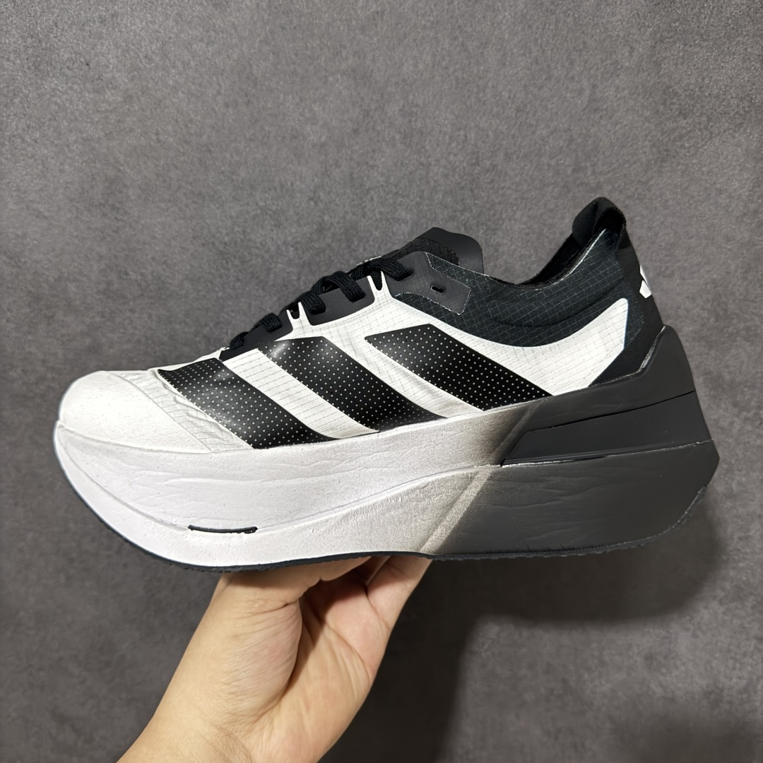 图片[2]-【公司级】Adidas Adizero Dropset Elite 阿迪达斯 舒适贴合 Hyrox 马拉松训练跑步鞋 整体采用前作的设计语言 并且对后者的细节进行升级 马拉松和长距离路跑的性能极限设计而生 货号：LA6220 尺码：36-45-选品中心