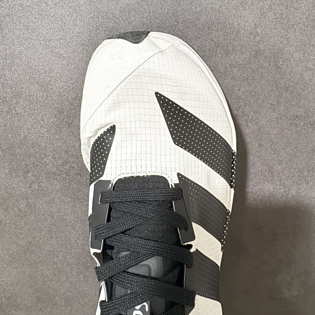 图片[5]-【公司级】Adidas Adizero Dropset Elite 阿迪达斯 舒适贴合 Hyrox 马拉松训练跑步鞋 整体采用前作的设计语言 并且对后者的细节进行升级 马拉松和长距离路跑的性能极限设计而生 货号：LA6220 尺码：36-45-选品中心