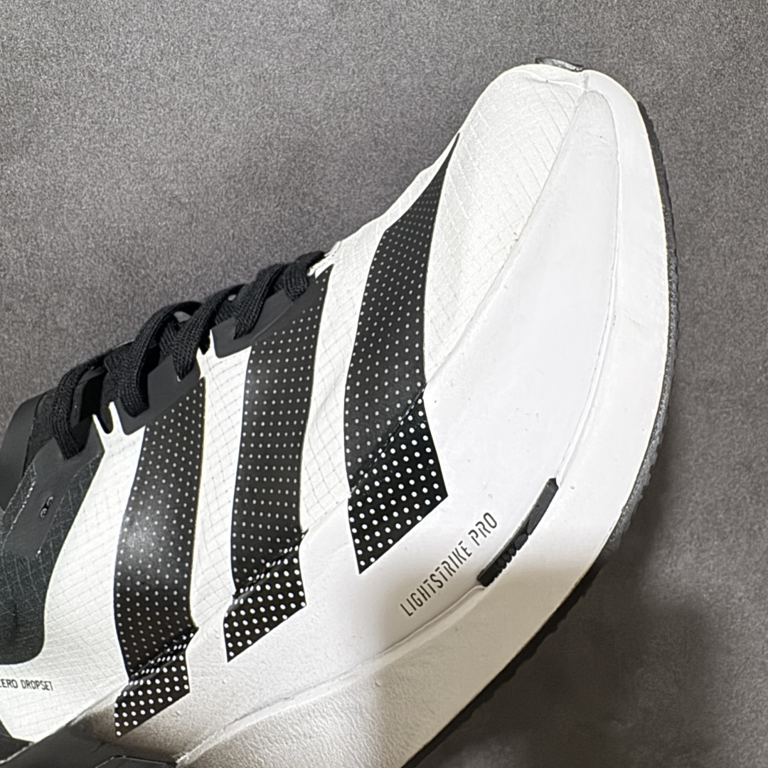 图片[8]-【公司级】Adidas Adizero Dropset Elite 阿迪达斯 舒适贴合 Hyrox 马拉松训练跑步鞋 整体采用前作的设计语言 并且对后者的细节进行升级 马拉松和长距离路跑的性能极限设计而生 货号：LA6220 尺码：36-45-选品中心