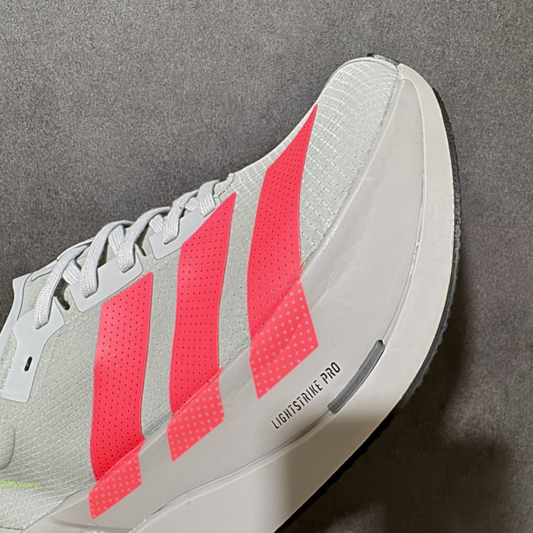 图片[8]-【公司级】Adidas Adizero Dropset Elite 阿迪达斯 舒适贴合 Hyrox 马拉松训练跑步鞋 整体采用前作的设计语言 并且对后者的细节进行升级 马拉松和长距离路跑的性能极限设计而生 货号：LA6224 尺码：36-45-选品中心