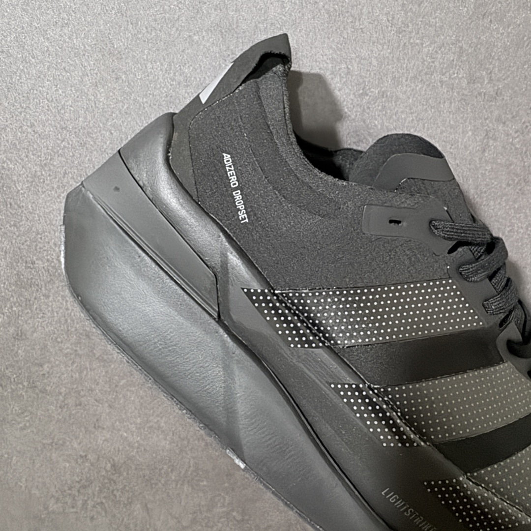 图片[7]-【公司级】Adidas Adizero Dropset Elite 阿迪达斯 舒适贴合 Hyrox 马拉松训练跑步鞋 整体采用前作的设计语言 并且对后者的细节进行升级 马拉松和长距离路跑的性能极限设计而生 货号：LA6221 尺码：36-45-选品中心