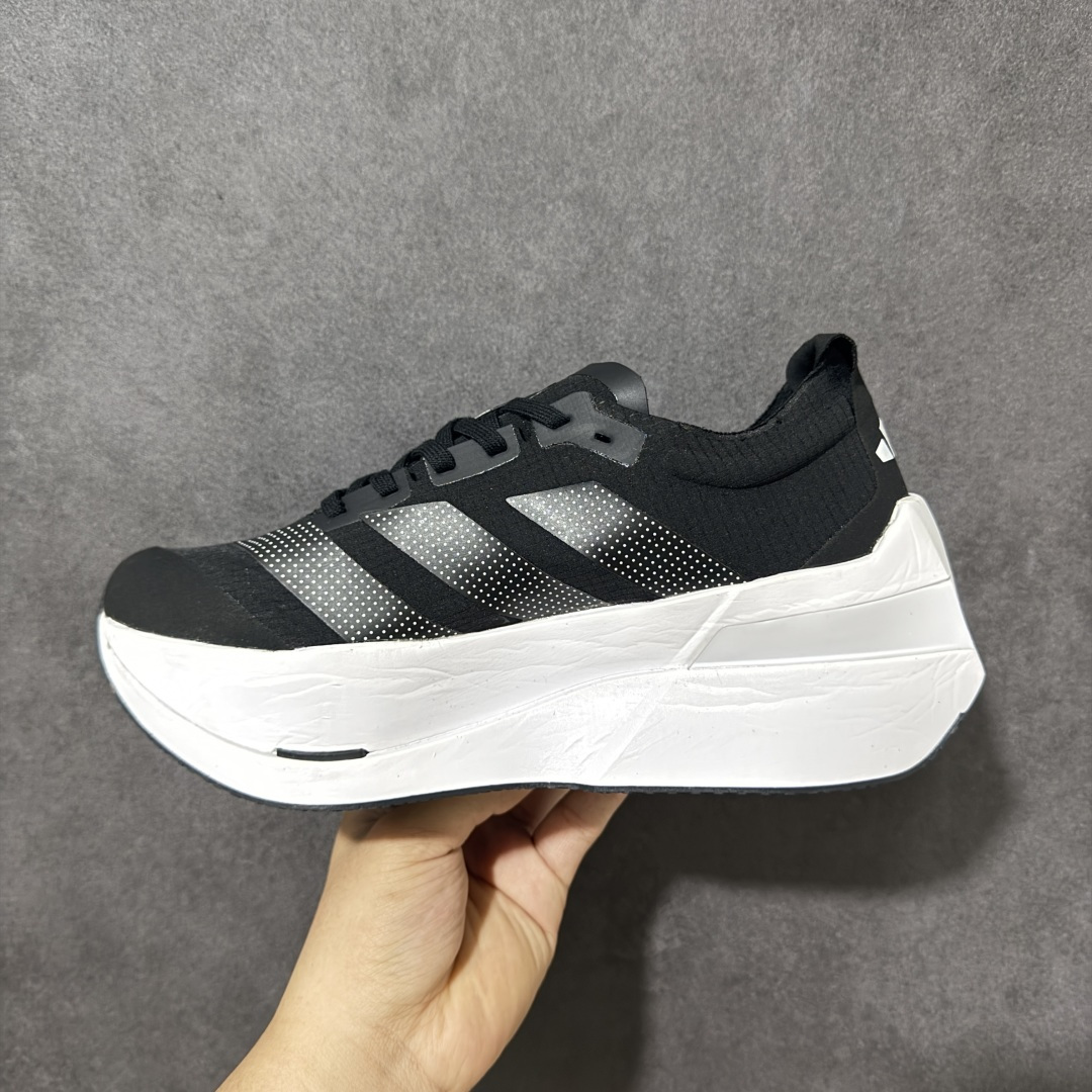 图片[2]-【公司级】Adidas Adizero Dropset Elite 阿迪达斯 舒适贴合 Hyrox 马拉松训练跑步鞋 整体采用前作的设计语言 并且对后者的细节进行升级 马拉松和长距离路跑的性能极限设计而生 货号：LA6226 尺码：36-45-选品中心