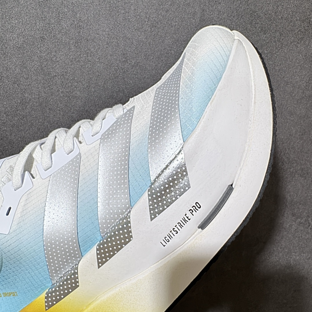 图片[8]-【公司级】Adidas Adizero Dropset Elite 阿迪达斯 舒适贴合 Hyrox 马拉松训练跑步鞋 整体采用前作的设计语言 并且对后者的细节进行升级 马拉松和长距离路跑的性能极限设计而生 货号：LA6222 尺码：36-45-选品中心