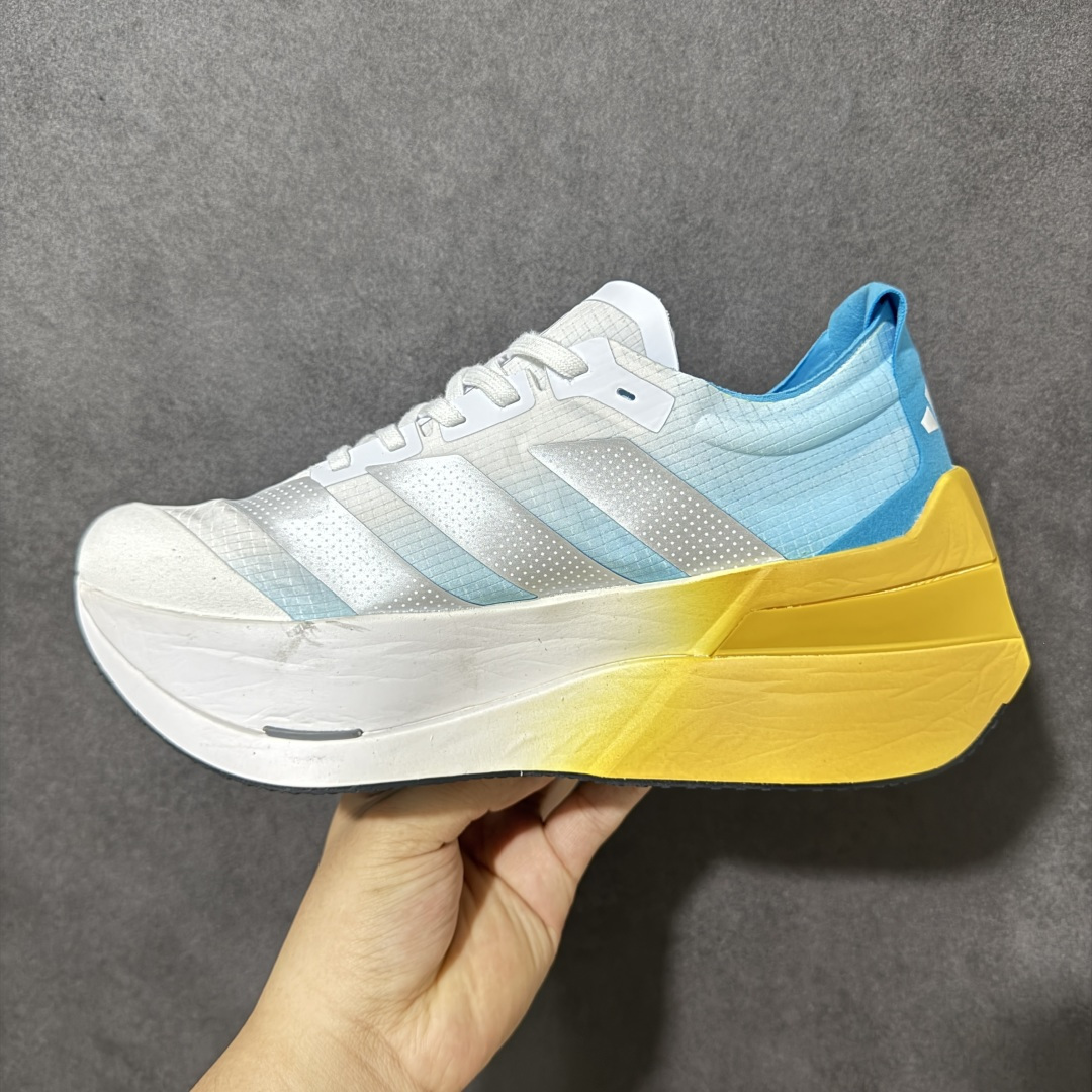 图片[2]-【公司级】Adidas Adizero Dropset Elite 阿迪达斯 舒适贴合 Hyrox 马拉松训练跑步鞋 整体采用前作的设计语言 并且对后者的细节进行升级 马拉松和长距离路跑的性能极限设计而生 货号：LA6222 尺码：36-45-选品中心