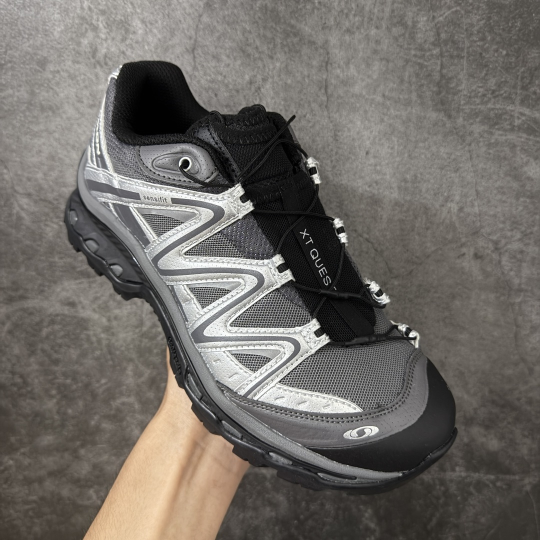 图片[3]-【纯原X版】Salomon XT-QUEST ADV 萨洛蒙情侣款户外机能鞋 491716 全新工厂出品 升级品质 全鞋改进为原厂一致材料打造 全新修长鞋型 版型正 全新玻璃冲刀 清洁度提升 中底带数字钢印 网面与鞋头材料校对一致无色差 鞋盒同步原版牛皮纸鞋盒 鞋头处添加☯️太极标 细节多次修改校正 坚持同步原版无差别 终端优势供应 尺码：36 36.5 37.5 38 38.5 39 40 40.5 41 42 42.5 43 44 44.5 45 46-选品中心
