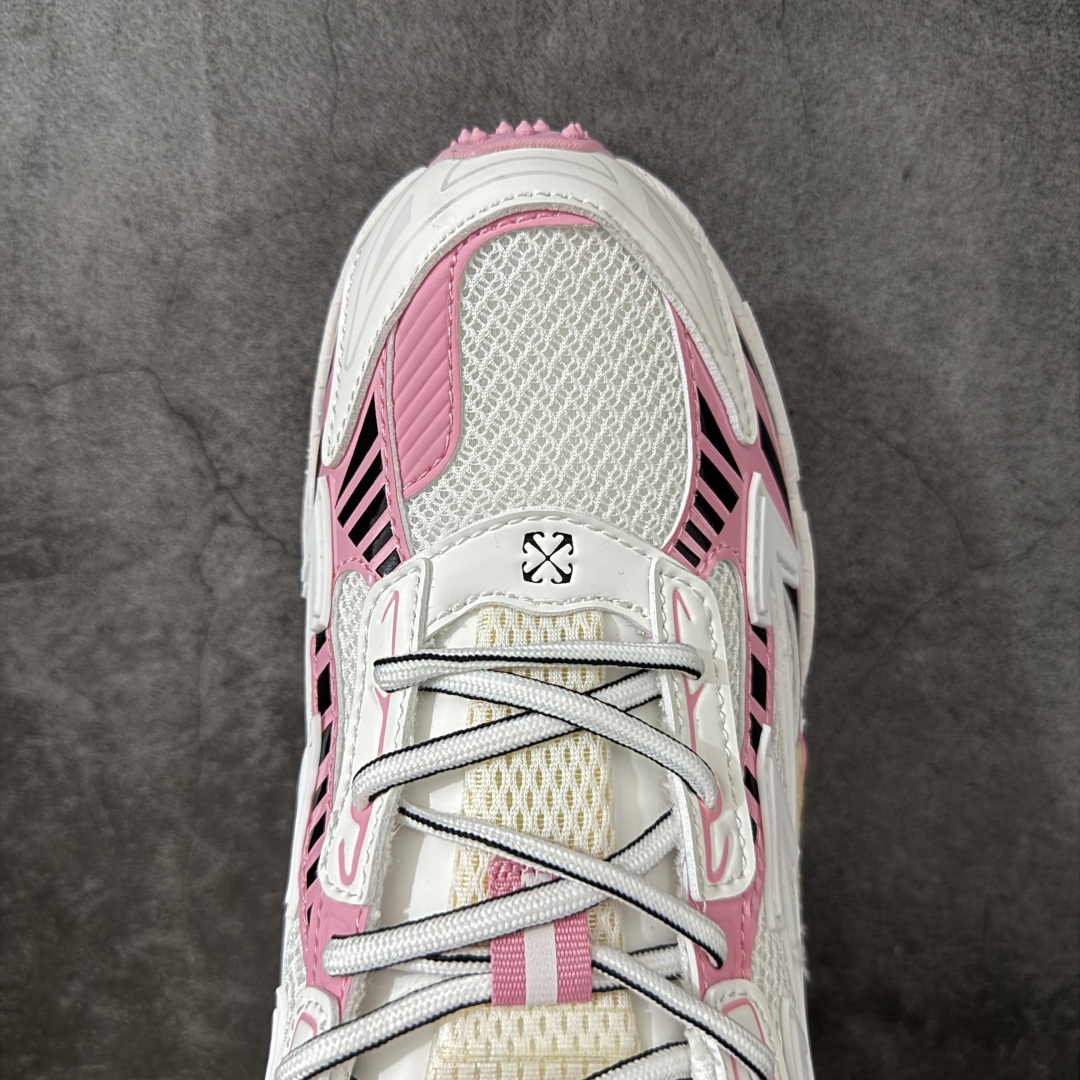 图片[5]-【OK纯原版本】OFF-WHITE OW运动鞋 春夏走秀款球鞋 所有配件均通过定做出产正品裁片 原版比例大箭头定制网眼布双拼牛皮进口机器针车 数控针距精准做工不输大牌里层为高密度透气网眼布/垫脚羊皮私模重工抓地橡胶底 后跟坡度最贴切原版鞋型脱模 厚底约4CM 原盒包装配 TPU大底 尺码：35-46-选品中心