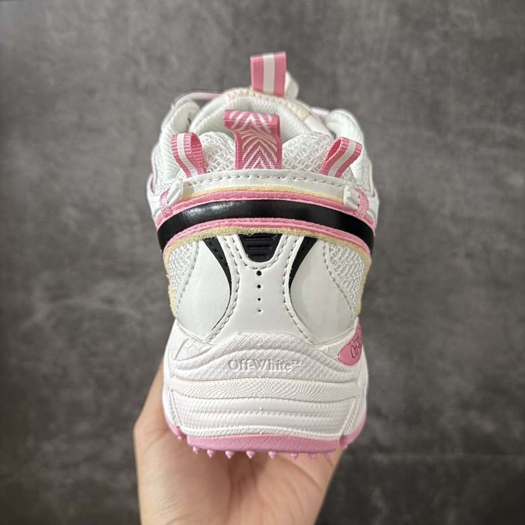 图片[4]-【OK纯原版本】OFF-WHITE OW运动鞋 春夏走秀款球鞋 所有配件均通过定做出产正品裁片 原版比例大箭头定制网眼布双拼牛皮进口机器针车 数控针距精准做工不输大牌里层为高密度透气网眼布/垫脚羊皮私模重工抓地橡胶底 后跟坡度最贴切原版鞋型脱模 厚底约4CM 原盒包装配 TPU大底 尺码：35-46-选品中心