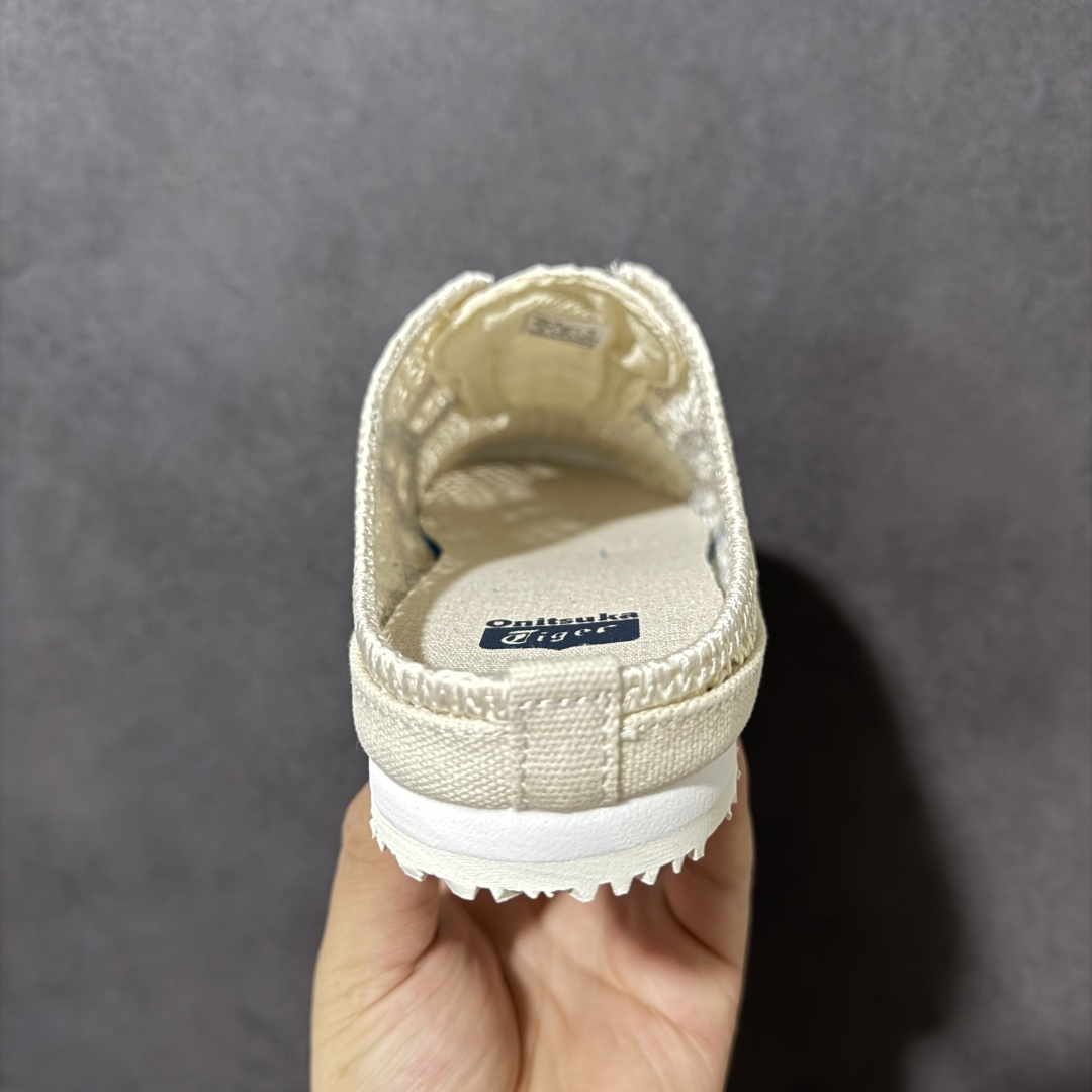 图片[4]-【公司级】Onitsuka Tiger鬼塚虎 MEXICO 66 GOLF 经典拼色翻盖复古 舒适柔软 低帮休闲板鞋半托 鞋舌处印有鬼塚虎特有的品牌LOGO标识从视觉上感受品牌的个性 提升品牌的认知度 柔软内里材质 穿着更加舒适 改良后的鞋底设计 更具抓地力 货号：1183C123 -100 尺码：36～45B-选品中心