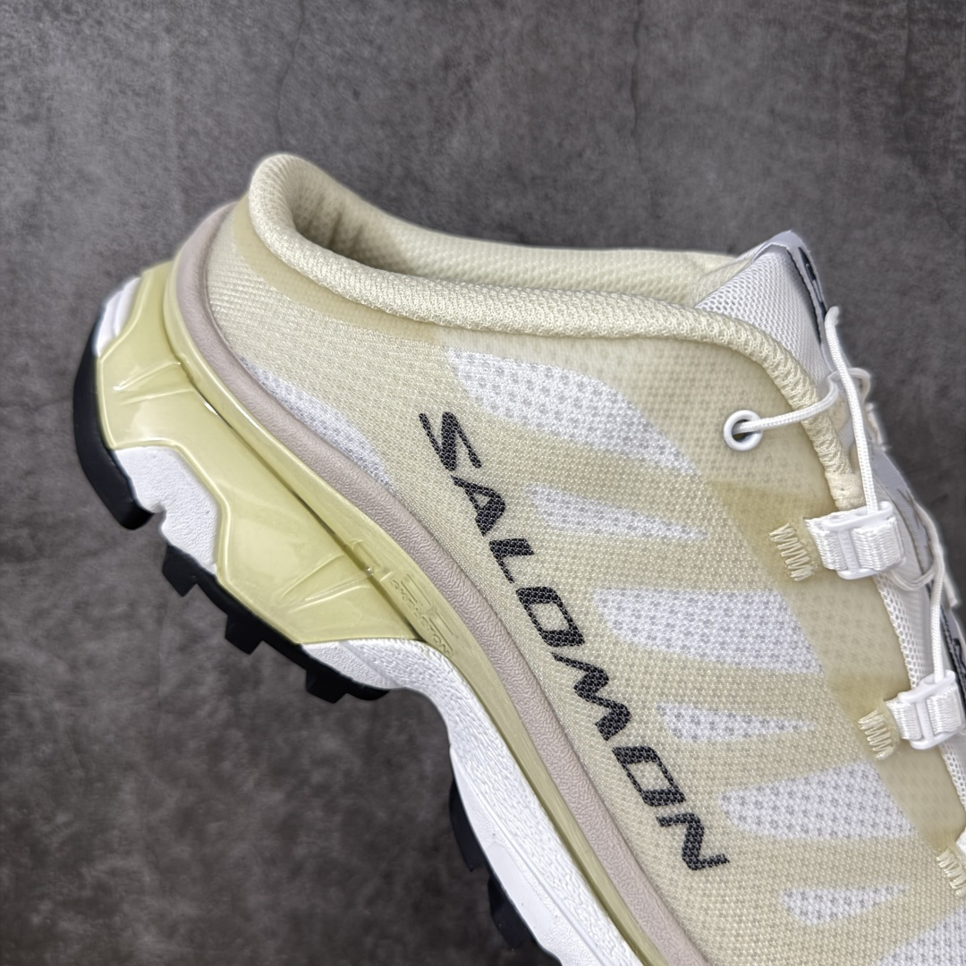 图片[7]-【莞产纯原】SALOMON萨洛蒙 XT-4 MULE MM6 MAISON MARGIELA 户外半拖运动训练鞋 给脚掌足够的支撑性 软硬适中 因为没有鞋后跟 所以包裹性没有那么强 反而舒适度更高了 穿着脚感很松 很强的鞋面的透气性 碳纤维纹理的装饰显得很高级 鞋带采用了快速抽绳的设计 配合特别的鞋后跟设计 彻底成为一脚蹬 货号：478112 尺码： 36 37 37.5 38 38.5 39.5 40 40.5 41.5 42 42.5 43 44 44.5 45-选品中心