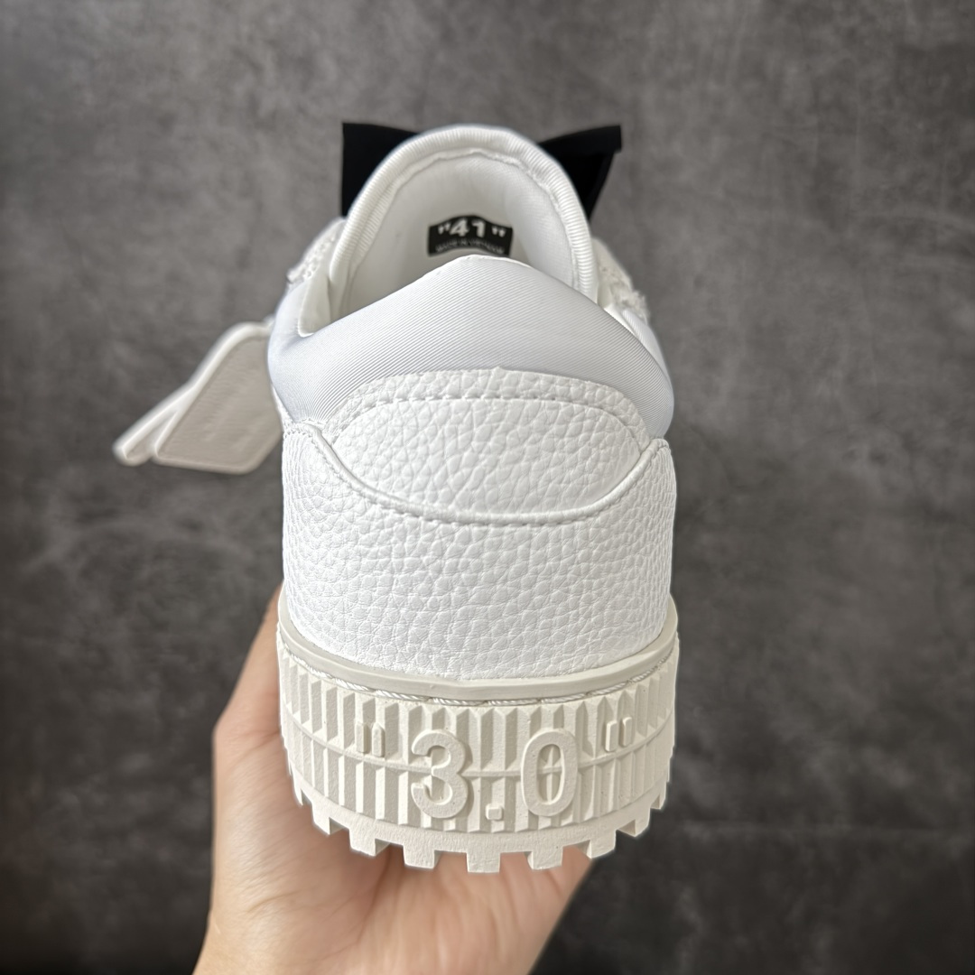 图片[4]-【纯原版】OFF-WHITE 3.0 Off Court 小牛皮 圆头系带 低帮休闲休闲鞋 标签的独特风格上脚就是焦点 外观很有设计感，个性独特，辨识度拉满 尺码：36 37 38 39 40 41 42 43 44 45 46 47-选品中心