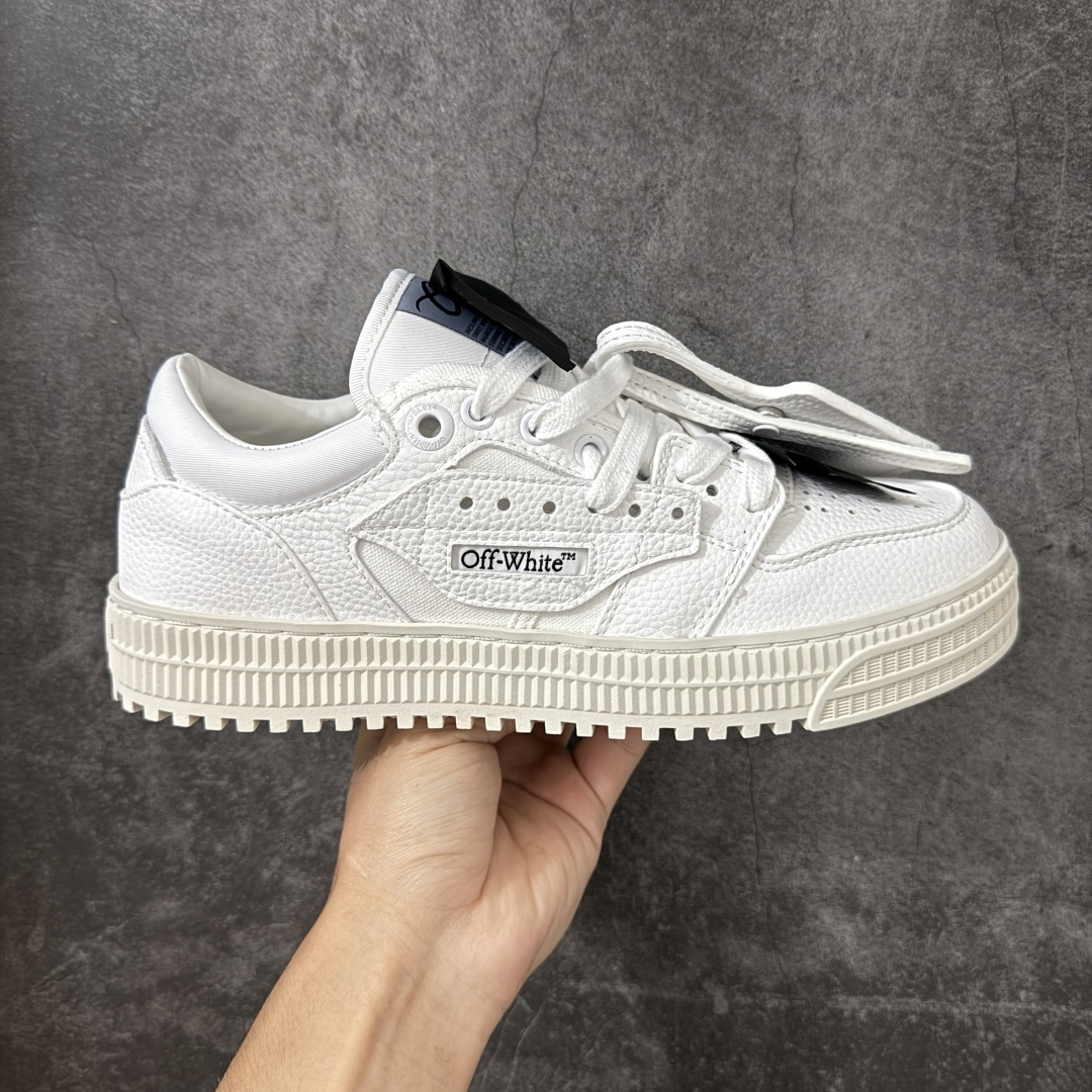 【纯原版】OFF-WHITE 3.0 Off Court 小牛皮 圆头系带 低帮休闲休闲鞋 标签的独特风格上脚就是焦点 外观很有设计感，个性独特，辨识度拉满 尺码：36 37 38 39 40 41 42 43 44 45 46 47-选品中心