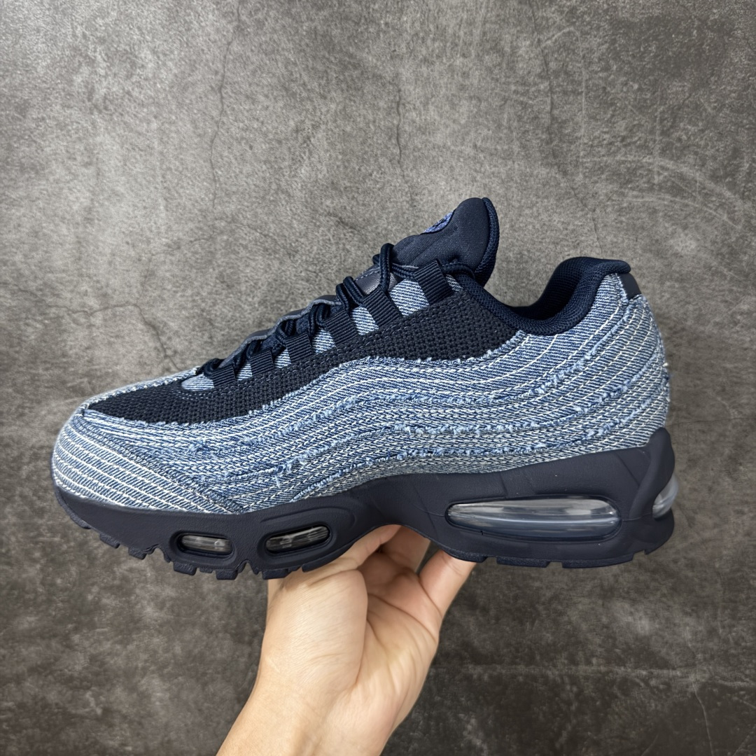 图片[2]-【GX纯原】Levi\’s x NK Air Max 95 舒适耐磨 低帮跑步鞋 男女同款 李维斯联名蓝牛仔 HM4743-400 外贸顶级专供 区别先行版 全部配色原鞋原尺码开发生产 极致还原 全部原厂材料一比一打造 一眼ZP既视感 欢迎对比市场版本 尺码：40 40.5 41 42 42.5 43 44 44.5 45 46 46.5 47.5 48 48.5-选品中心