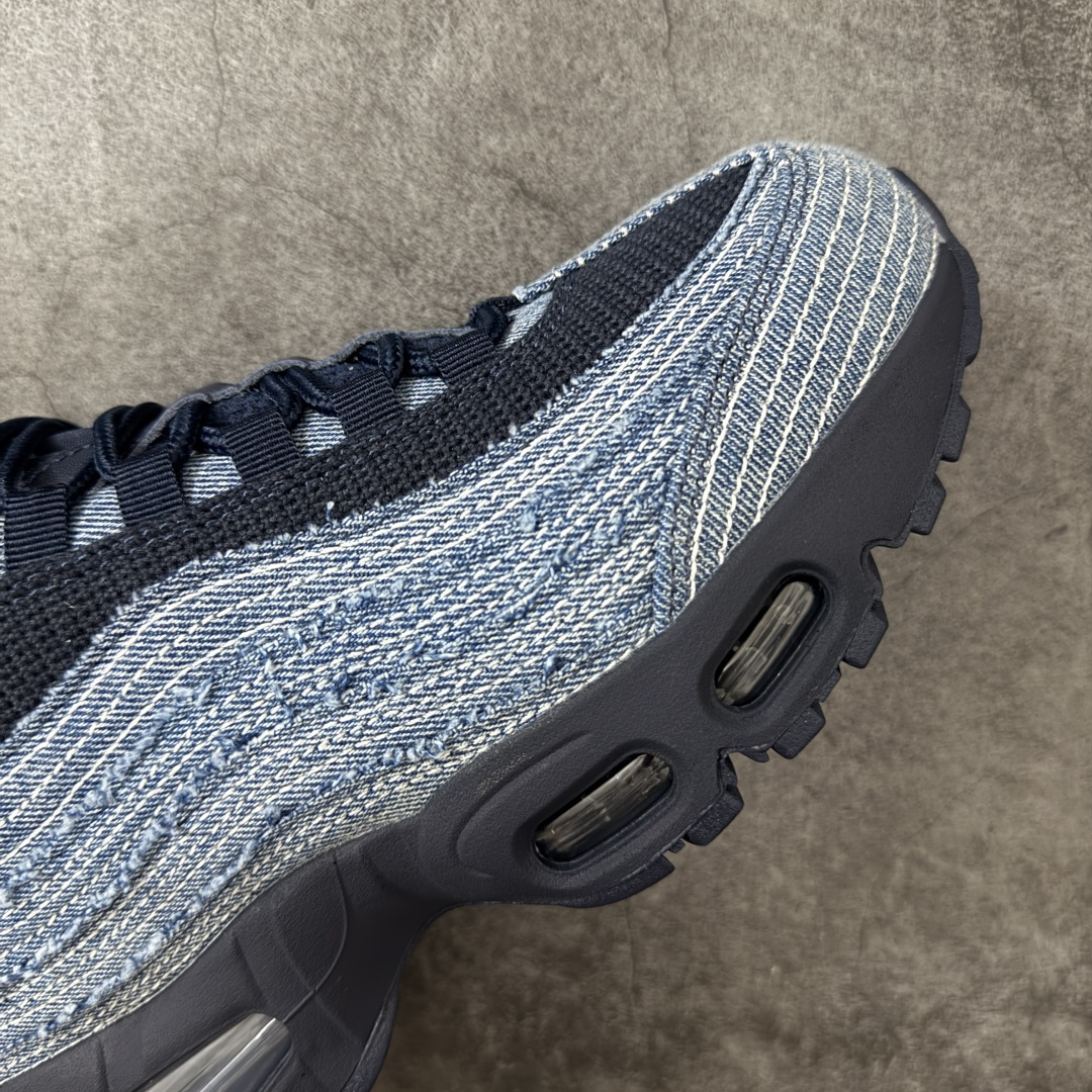 图片[6]-【GX纯原】Levi\’s x NK Air Max 95 舒适耐磨 低帮跑步鞋 男女同款 李维斯联名蓝牛仔 HM4743-400 外贸顶级专供 区别先行版 全部配色原鞋原尺码开发生产 极致还原 全部原厂材料一比一打造 一眼ZP既视感 欢迎对比市场版本 尺码：40 40.5 41 42 42.5 43 44 44.5 45 46 46.5 47.5 48 48.5-选品中心