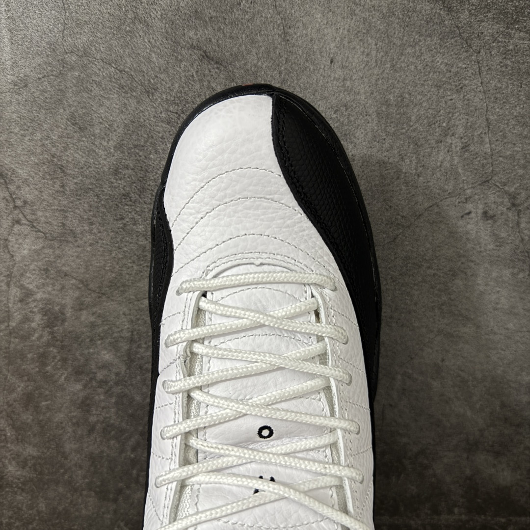 图片[5]-【原厂版】Air Jordan AJ12 Retro 潮流 中帮 复古篮球鞋 黑白金扣 CT8013-117 原楦原纸板开发 原汁原味12代鞋型 进口原厂皮料 超软荔枝皮 质感满分 原厂碳板 原装材料 原厂定制金属扣 原厂电绣 支持与公司货全方位对比 只服务于5%懂鞋的高端客户 发国外可支持各种retail商店充正寄售 尺码：40 40.5 41 42 42.5 43 44 44.5 45 45.5 46 47.5-选品中心