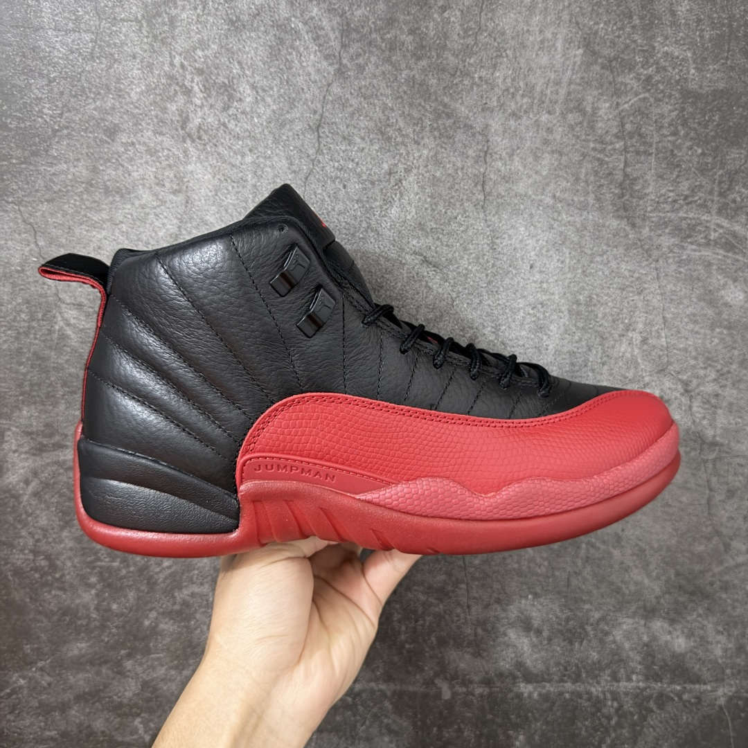 【原厂版】Air Jordan AJ12 Retro 潮流 中帮 复古篮球鞋 黑红 CT8013-002 原楦原纸板开发 原汁原味12代鞋型 进口原厂皮料 超软荔枝皮 质感满分 原厂碳板 原装材料 原厂定制金属扣 原厂电绣 支持与公司货全方位对比 只服务于5%懂鞋的高端客户 发国外可支持各种retail商店充正寄售 尺码：40 40.5 41 42 42.5 43 44 44.5 45 45.5 46 47.5-选品中心