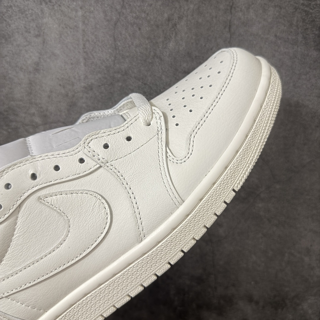 图片[6]-【KZ纯原】 Air Jordan AJ1 Low OG 低帮米白色 HQ6998-100 原材料软头层皮料 国内一线头部知名大厂出品 高端外贸零售专供品质 版型细节完美 原鞋原楦头纸板开发 原厂防尘纸 极致一眼正品既视感 尺码：36-47.5-选品中心