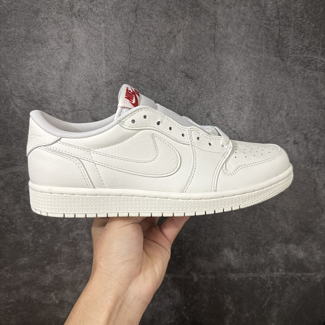 【KZ纯原】 Air Jordan AJ1 Low OG 低帮米白色 HQ6998-100 原材料软头层皮料 国内一线头部知名大厂出品 高端外贸零售专供品质 版型细节完美 原鞋原楦头纸板开发 原厂防尘纸 极致一眼正品既视感 尺码：36-47.5-选品中心