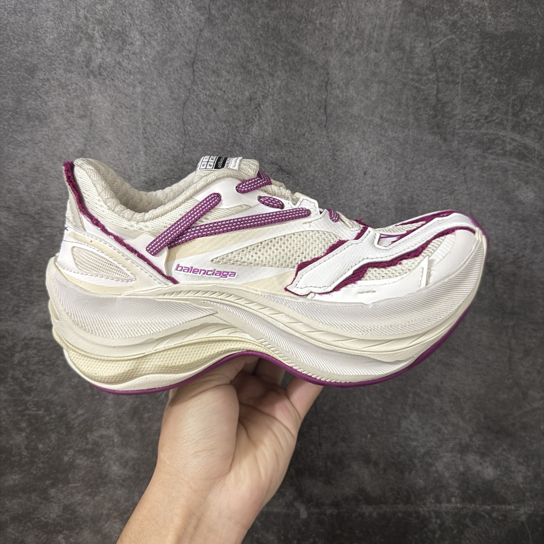 【XA纯原】Balenciaga巴黎世家26代 Jet 压纹印花 圆头厚底4.25cm 低帮 老爹鞋 蓝白色 市场老牌巴黎世家大厂出品 品质价格无需多言 原鞋原材料打造 一比一细节还原 此款相对之前款式轻质很多 超厚鞋底增高4-5cm 高街风格-选品中心