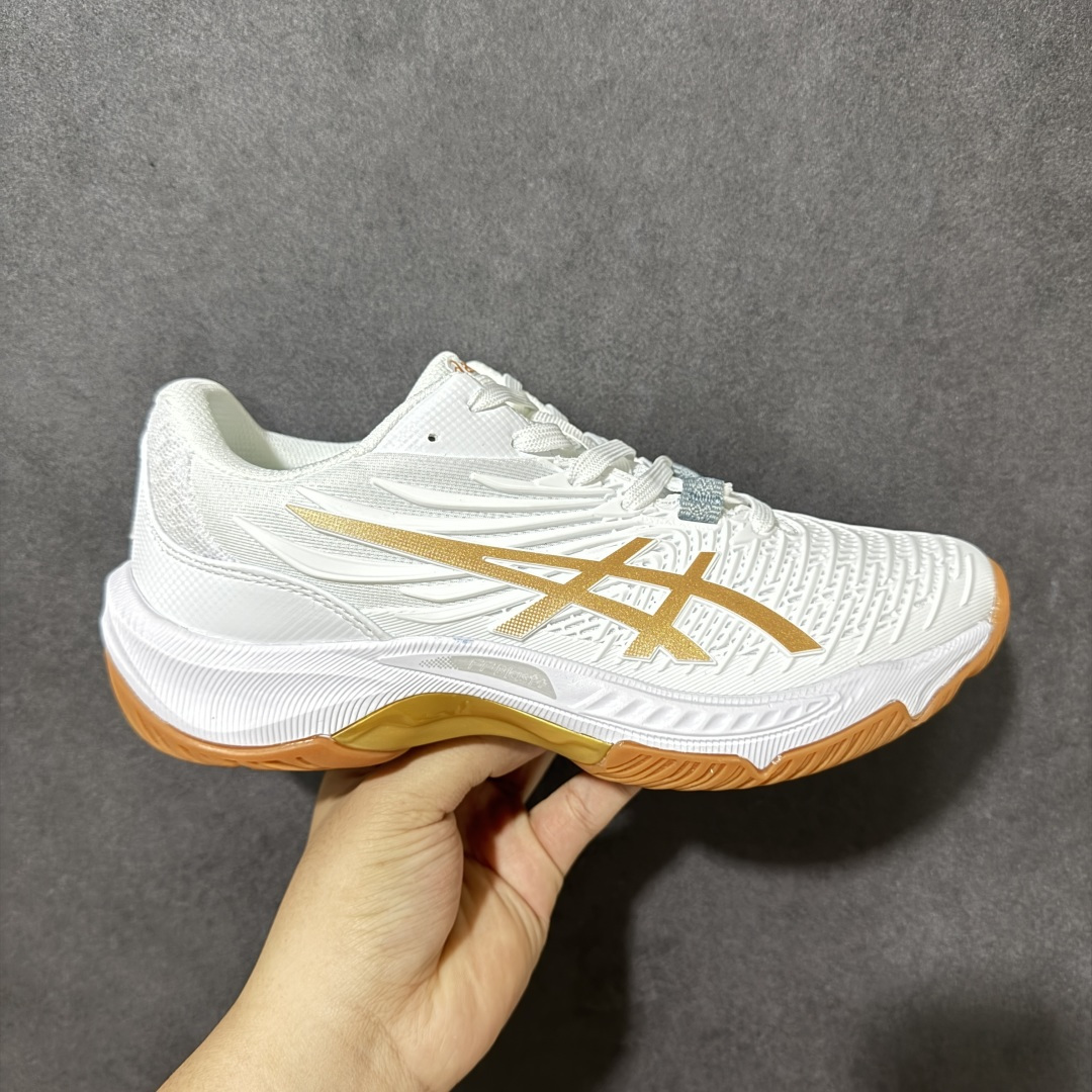 【公司级】ASICS亚瑟士COURT CONTROL FF 4透气网面运动羽毛球鞋 货号：1073A094-100 尺码：36-46-选品中心