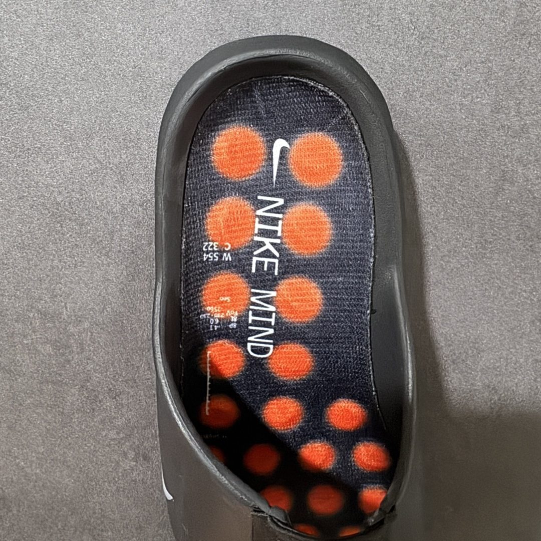 图片[5]-【公司级】新款Nike Mind 001 包头按摩拖鞋 独家私模开版 原厂高密度三明治 冲孔工整无多余线头 前后组合模块 22块独立按摩单元 按摩单元无任何毛边 正常尺码 货号：HQ4307-100 / HQ4307-001 / HQ4307-003 尺码：37 38 39 40 41 42 43 44 45-选品中心