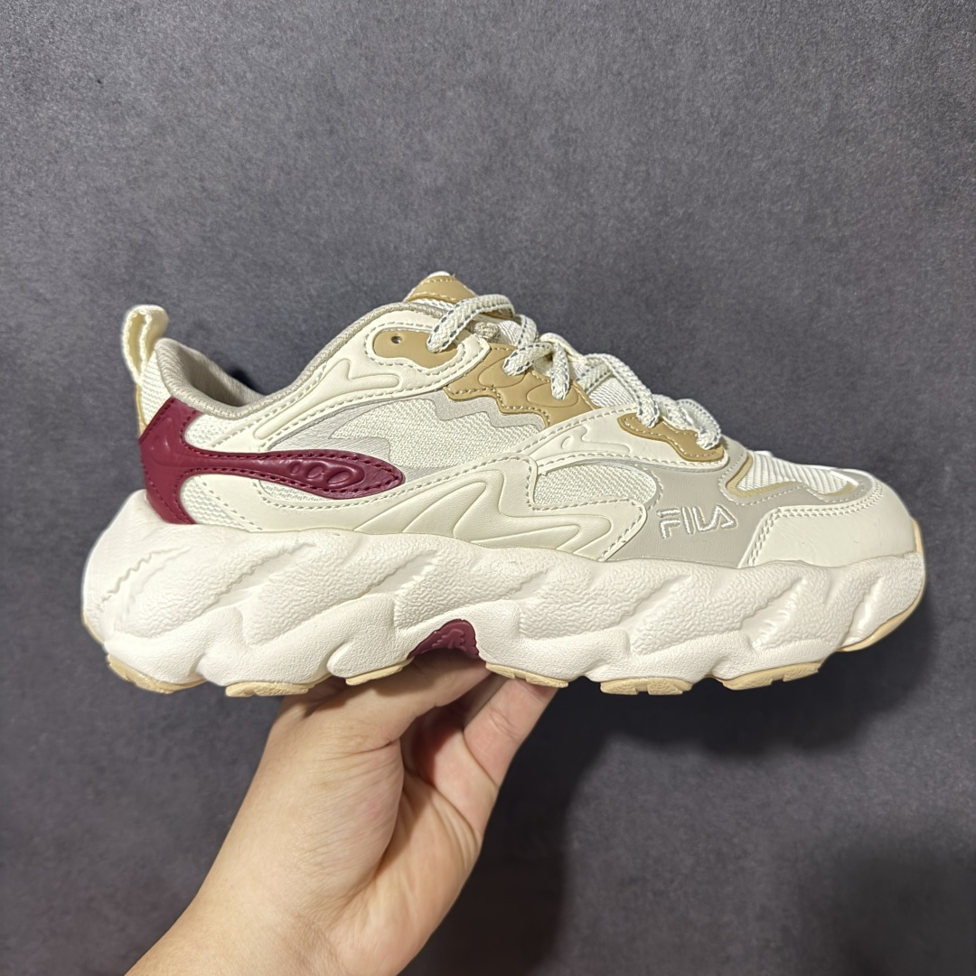 【公司级】Fila Fusion 蕨草2.0 斐乐潮牌休闲老爹鞋 F12W611113FAA 尺码:35.5 36 36.5 37.5 38 38.5 39 40-选品中心