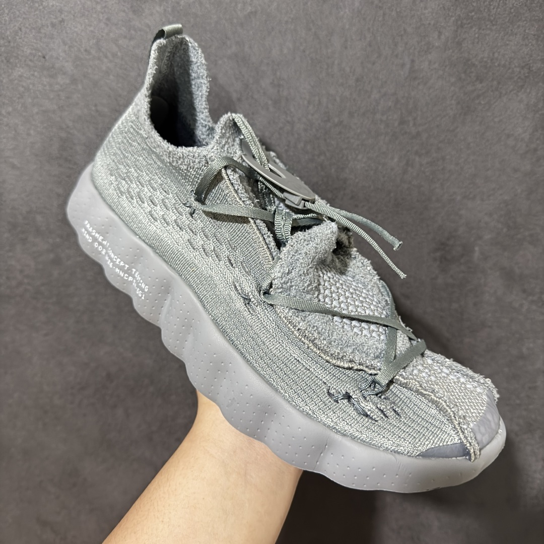 图片[3]-【公司级】Fragment Design × Nk Mind 002 藤原浩闪电联名款 2026全新爆款 足疗按摩鞋 一体式编织鞋面，采用特殊的 Flyknit 针织材质，做旧毛边 + 镂空设计，既保证了极致的贴合度和透气性，又自带独特的解构质感，上脚轻便不压脚。 鞋身印有「FRAGMENT CONCEPT TESTING」字样，搭配标志性的工业风做旧 Flyknit 鞋面，自带未来机能感，是藤原浩极简美学的完美体现。 22个独立按摩节点，按压足底穴位的泡棉按摩球，走路时会随脚步微动，每一步都在给脚底做 “脉冲式按摩”，缓解久站疲惫感。 货号：IQ8504-001 尺码：36 37.5 38 39 40 41 42 43 44 45-莆田鞋