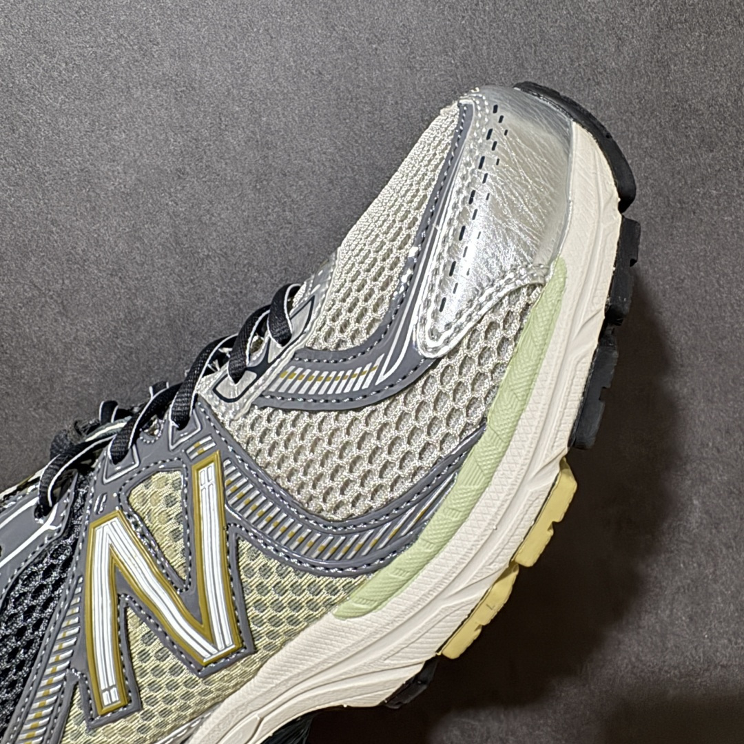 图片[8]-【公司级】New Balance NB 860系列 防滑耐磨低帮跑步鞋 AiméLeon Dore的灵感来自闪亮的覆盖层 这是当时高性能跑鞋的常见设计细节AiméLeonDore的思想依赖金属金色和银色贴花来赋予鞋型独特的个性 货号： ML860KR2 尺码： 36-45半-选品中心