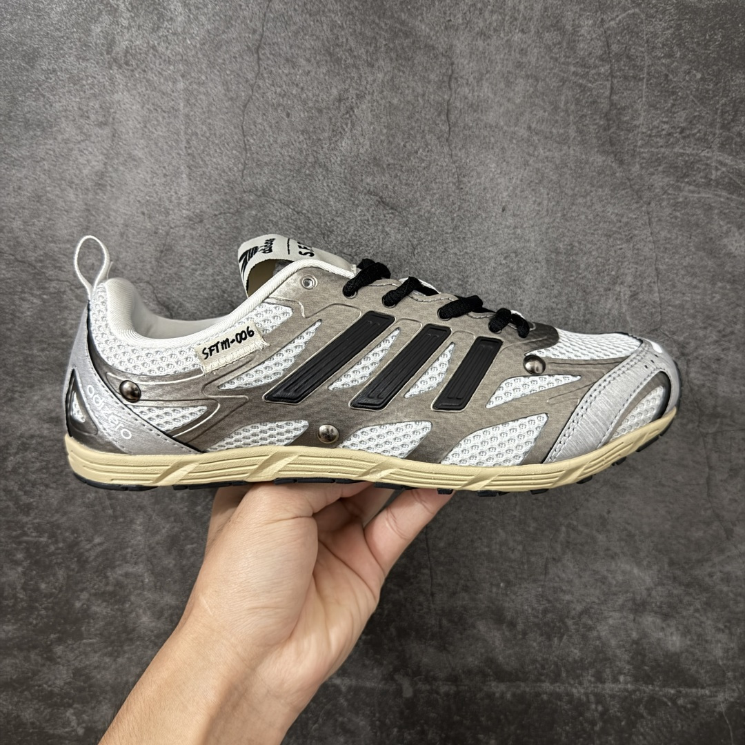 【升级版】阿迪联名款adidas originals × SONG FOR THE MUTE Adizero PR SFTM-006 货号：HP3521 专业联名跑步鞋，透气轻便设计，适合日常休闲及轻度运动。定位时尚功能兼备，满足潮流与舒适需求。 尺码：36-45含半码-选品中心